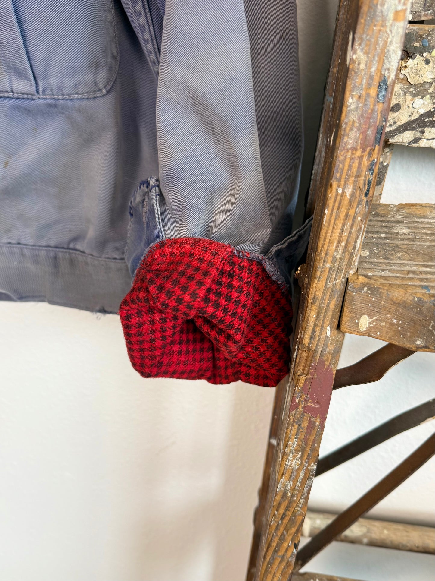 1950s Faded Hercules ‘Flannel Lined’ Workwear Jacket (S/M)