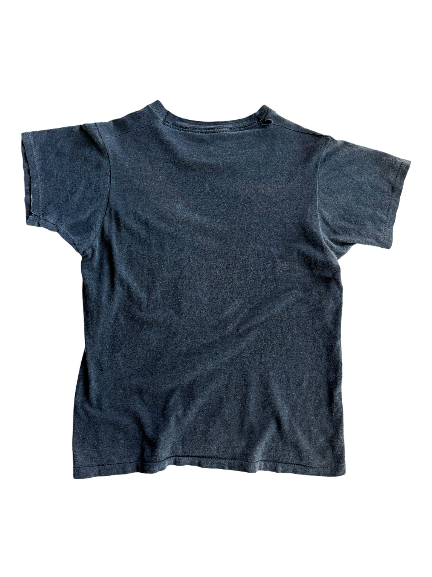 1960s Charcoal Faded Black Pocket Tee (S/M)