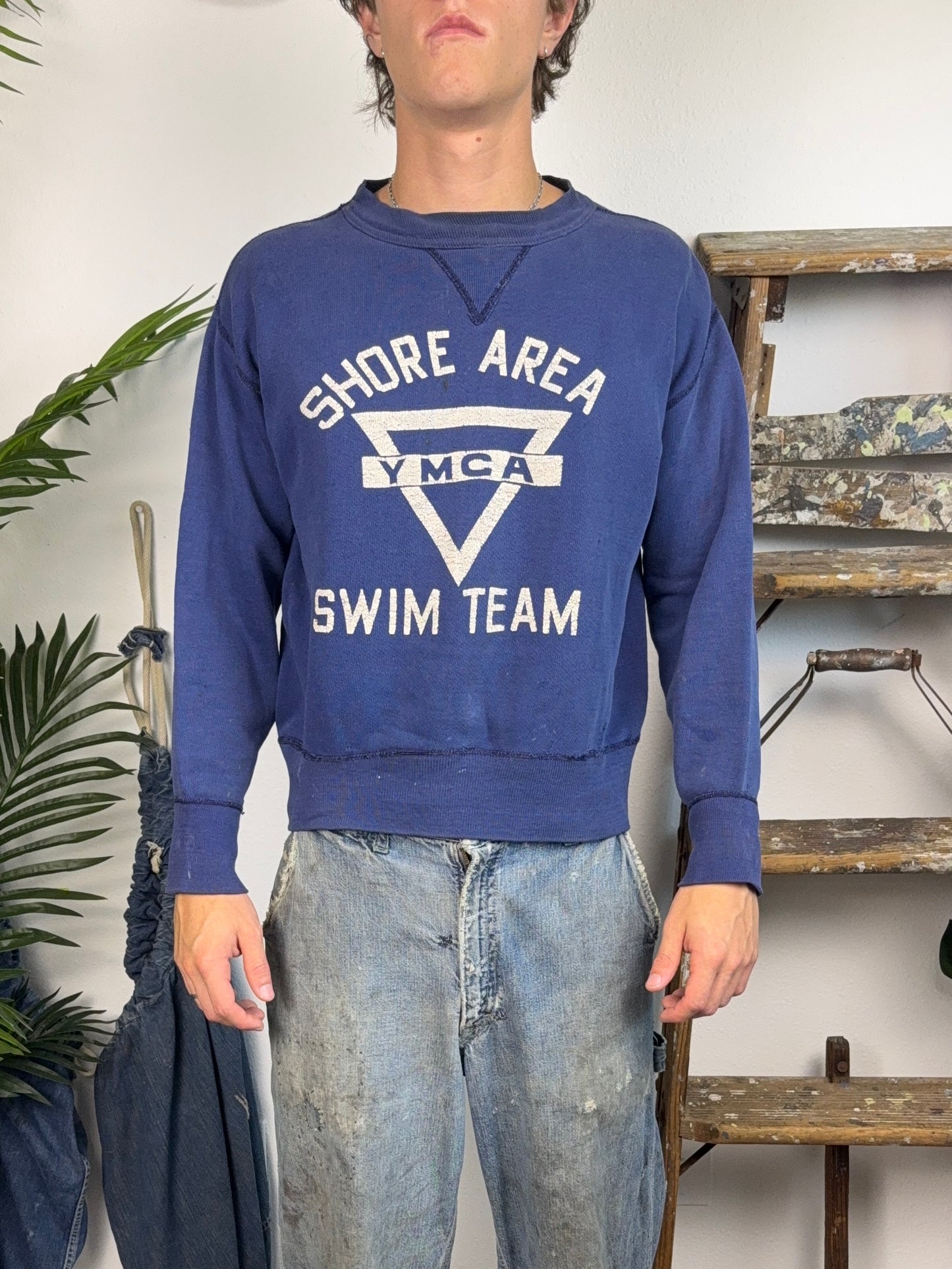 1950’s YMCA Swim Team Single V Sweatshirt (S/M)
