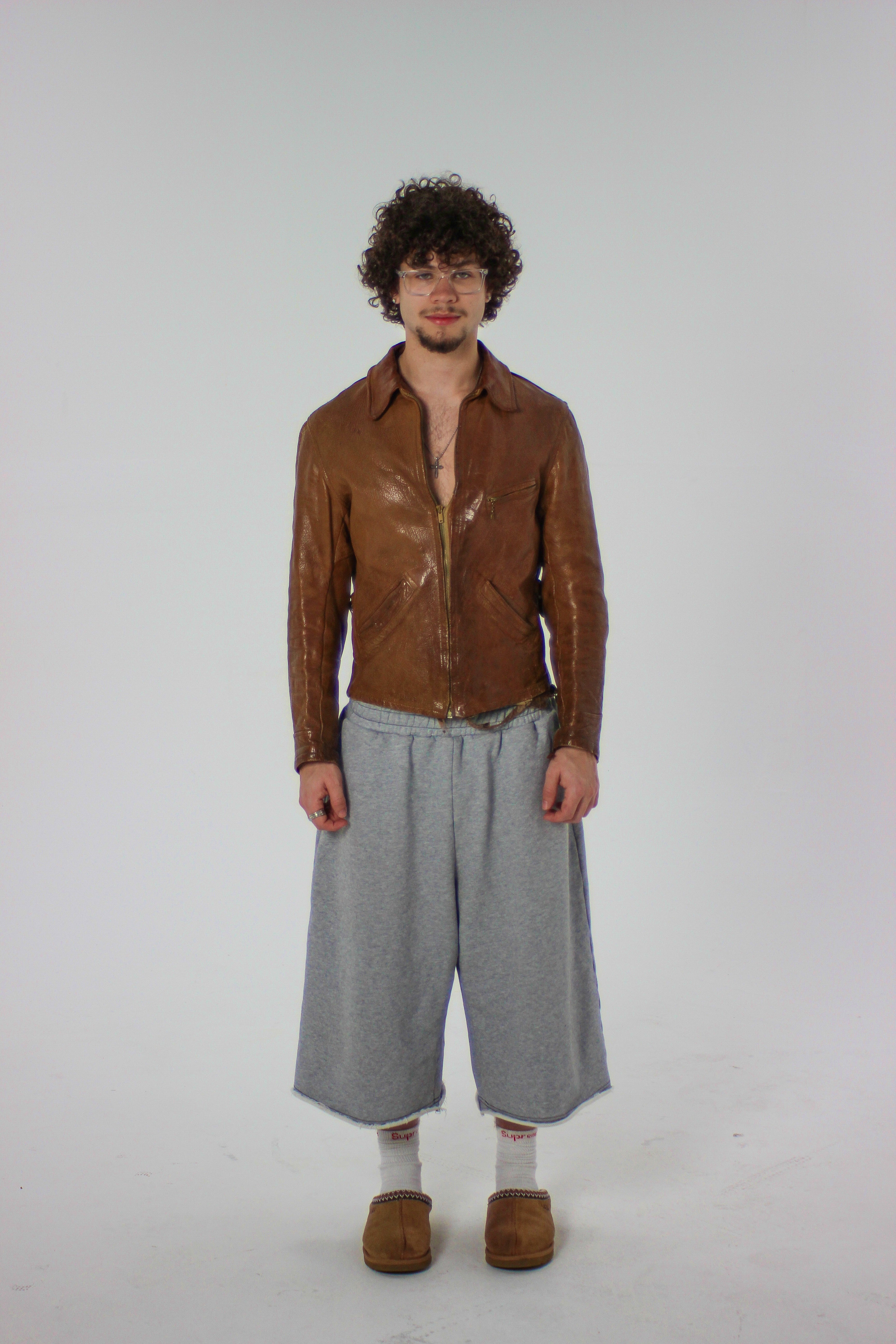 1930s Leather Jacket (M/L)