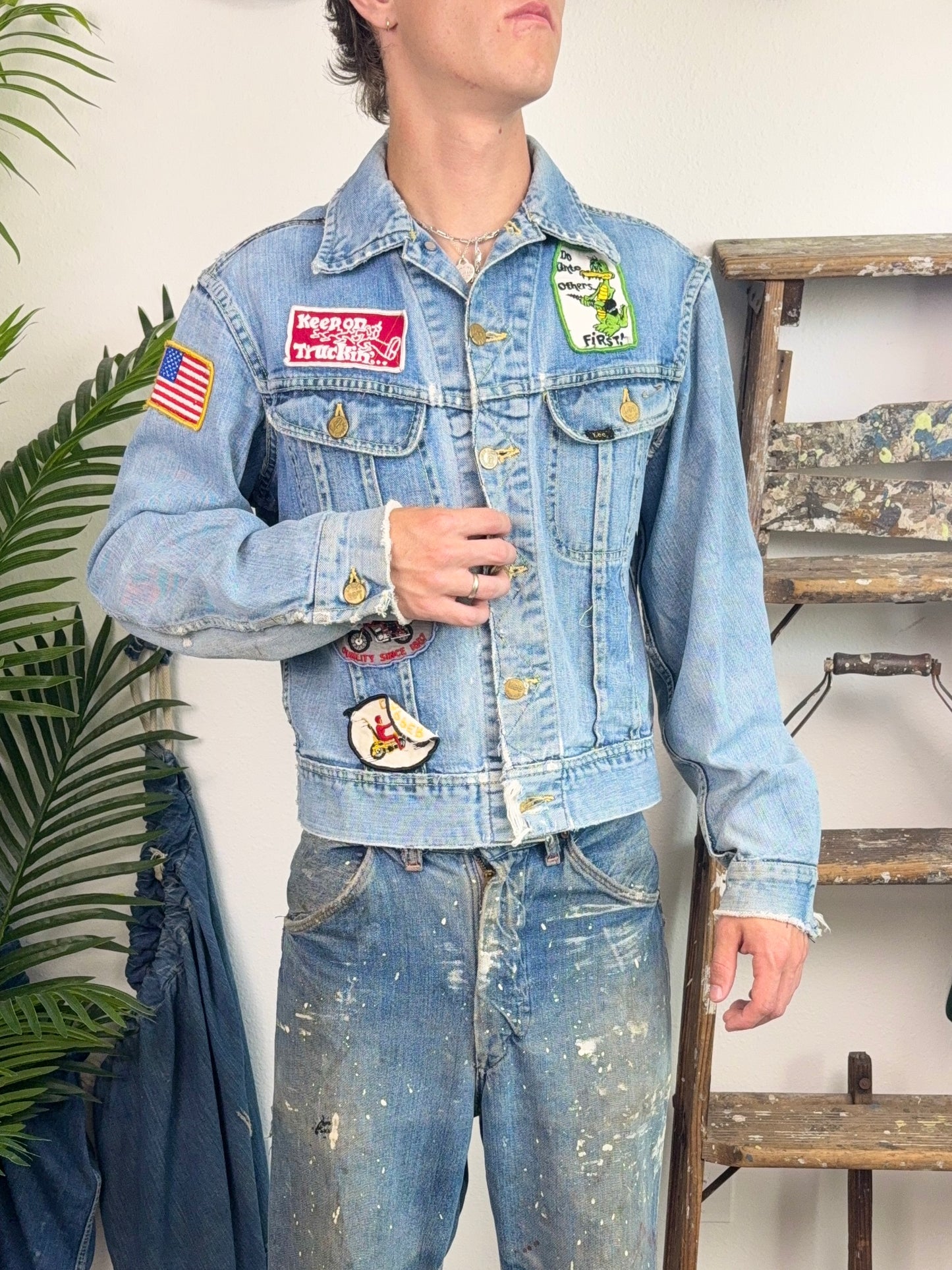 1960’s Lee Trucker Jacket With Original Patches (S/M)