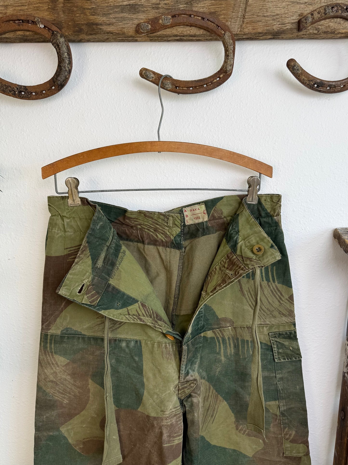 1950s Belgian Brushstroke Camo Pants (33)