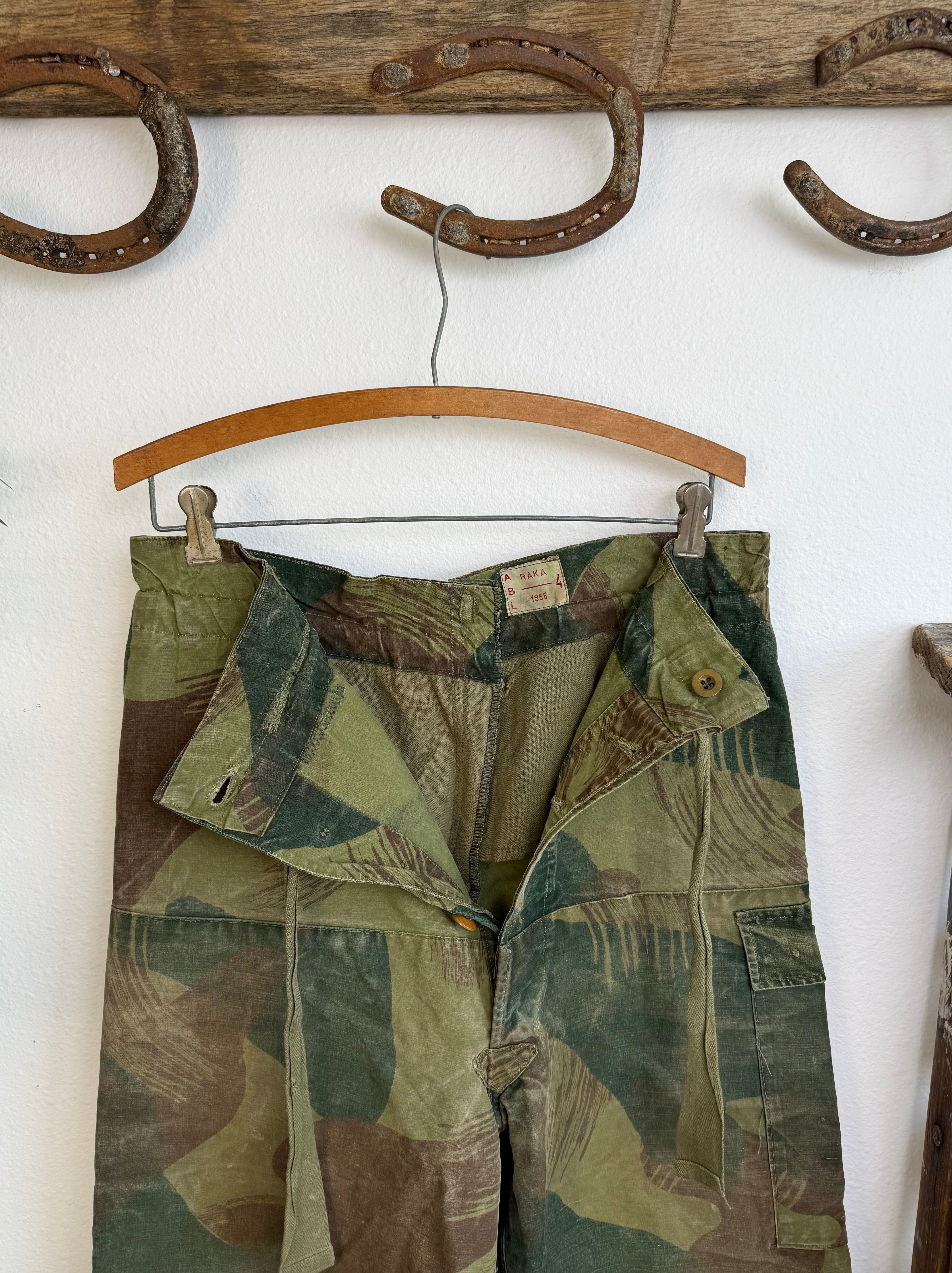 1950s Belgian Brushstroke Camo Pants (33)