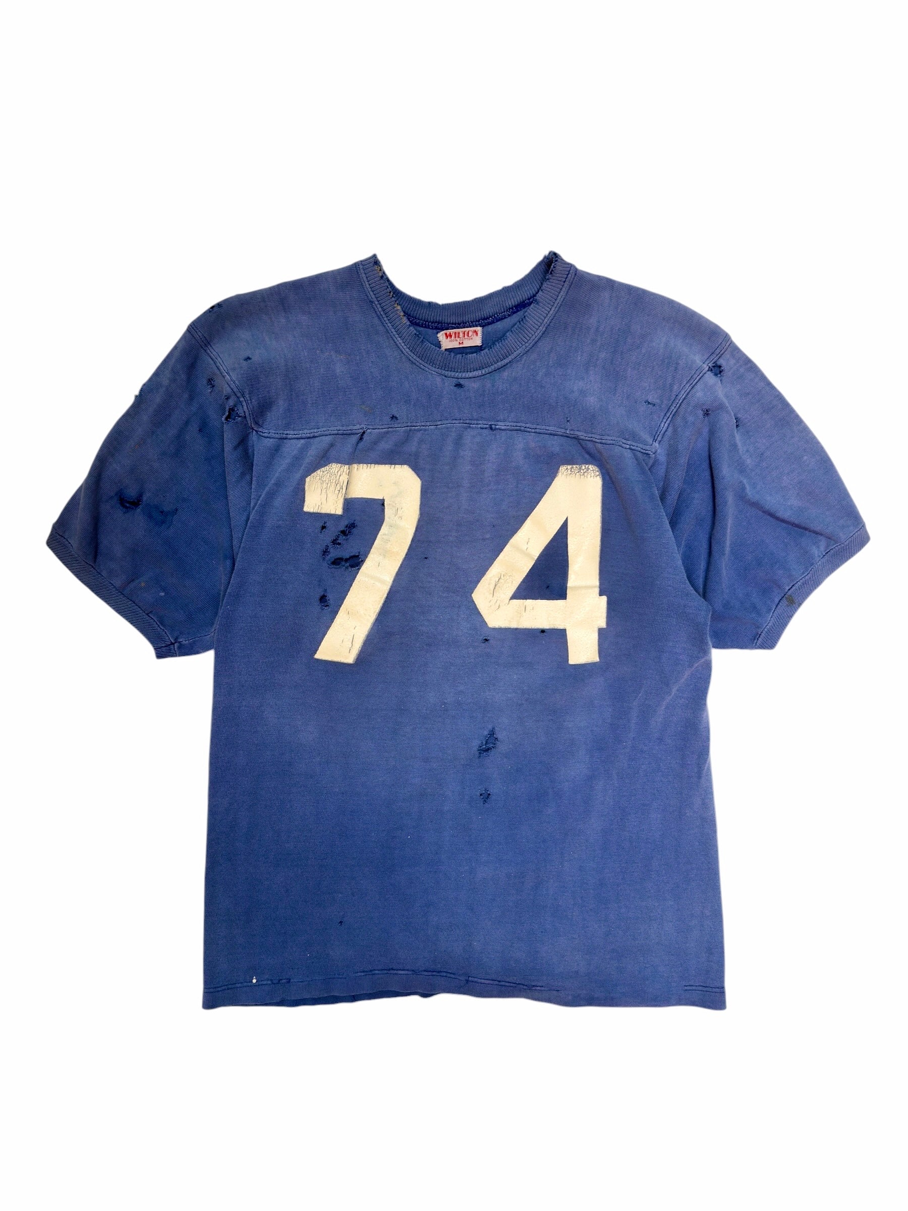 1940s ‘74’ Cotton Sun Faded Jersey (S/M)