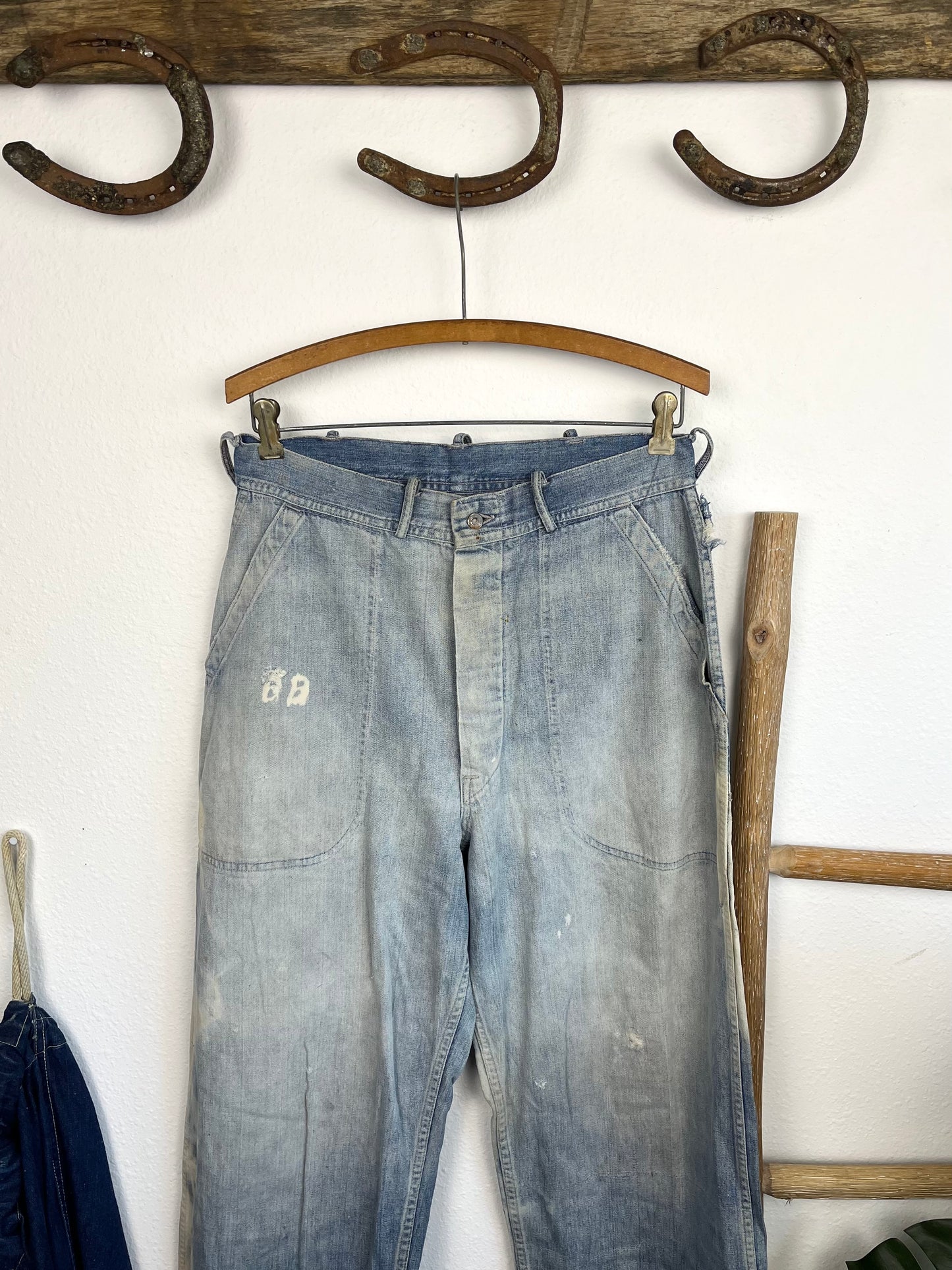 WW2 1940’s Donut Button USN Denim Carpenters (31)