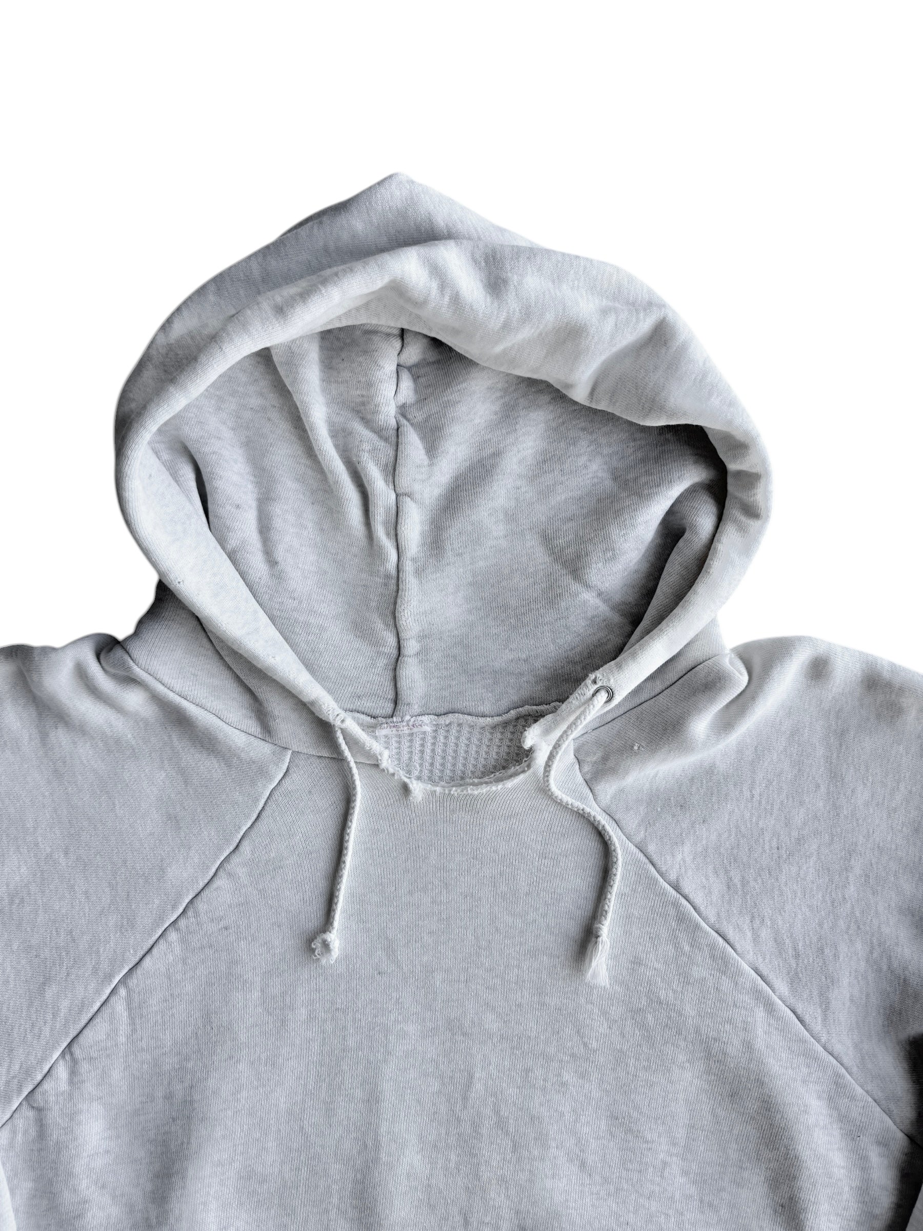 1950s Brent Grey Fully Thermal Lined Hoodie (XL)