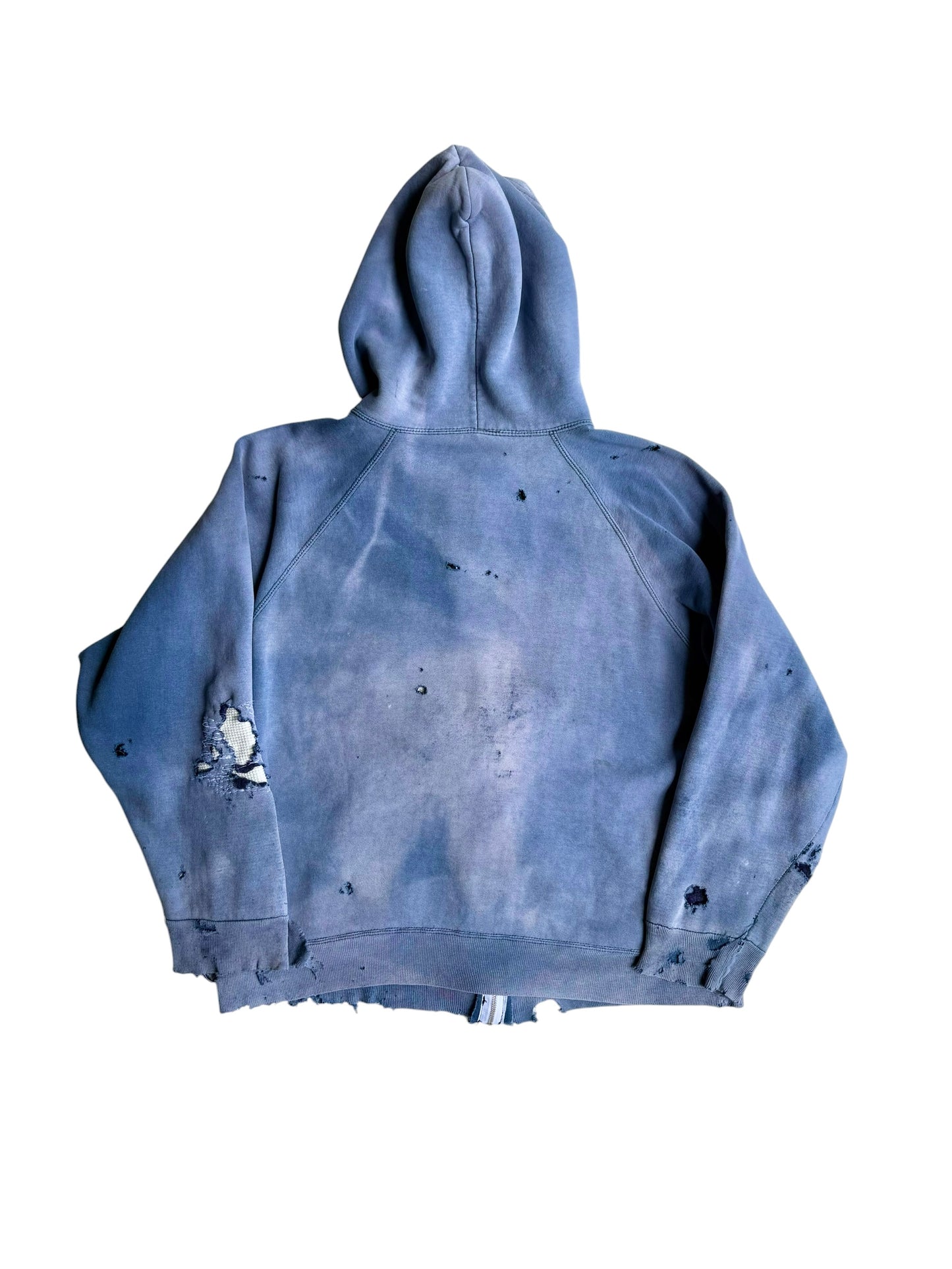 1960s Sun Faded Repaired Zip Up Jacket (S/M)