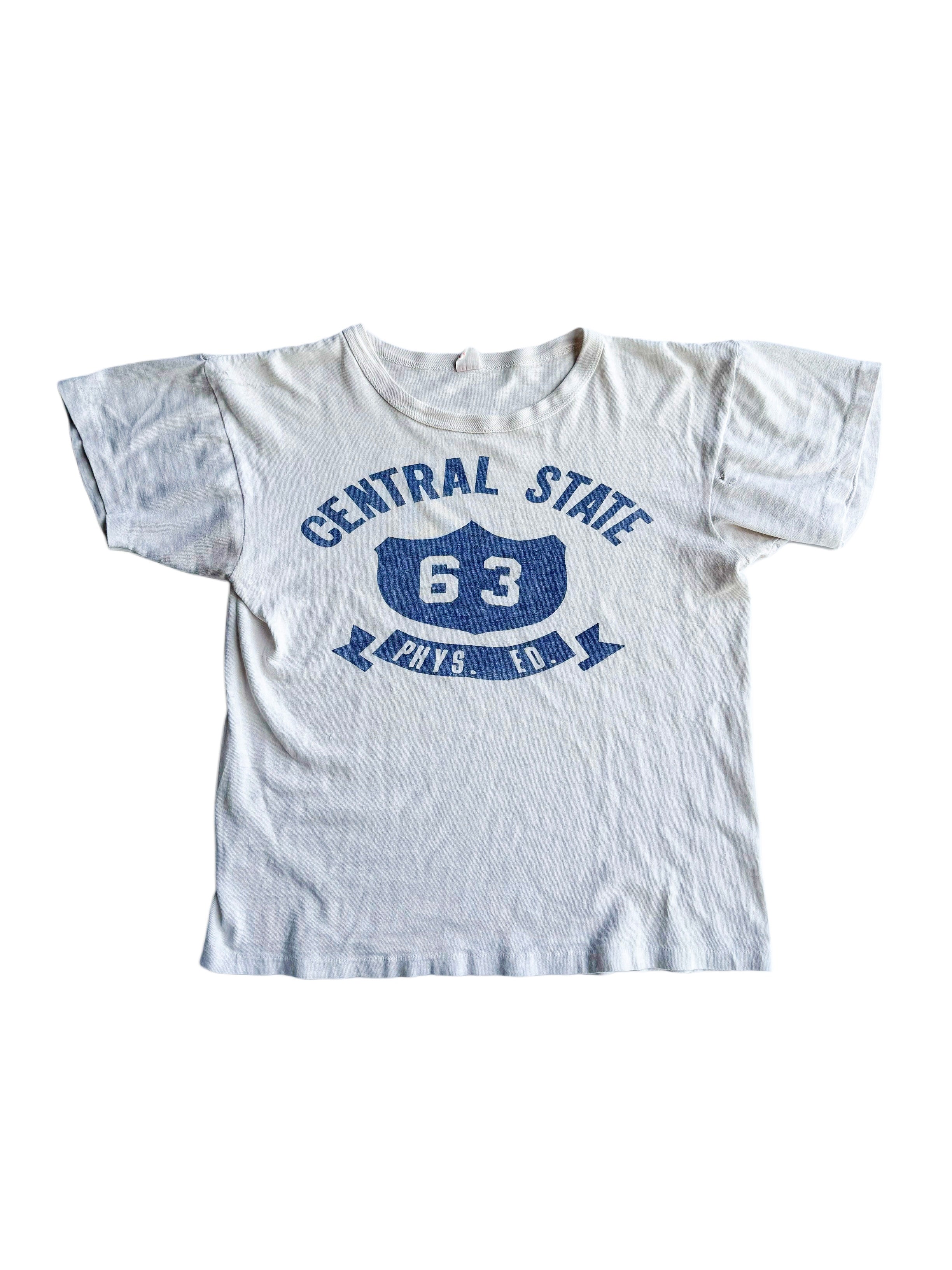1960s ‘Central State’ Phys Ed Tee (S/M)
