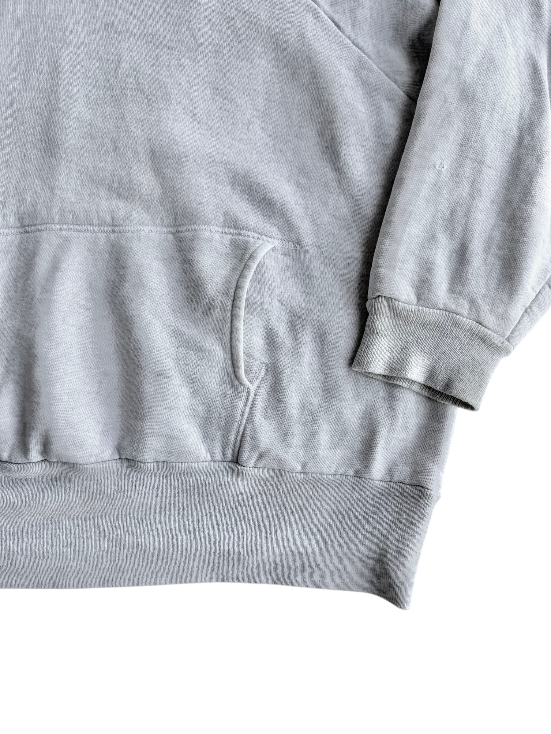 1950s Brent Grey Fully Thermal Lined Hoodie (XL)