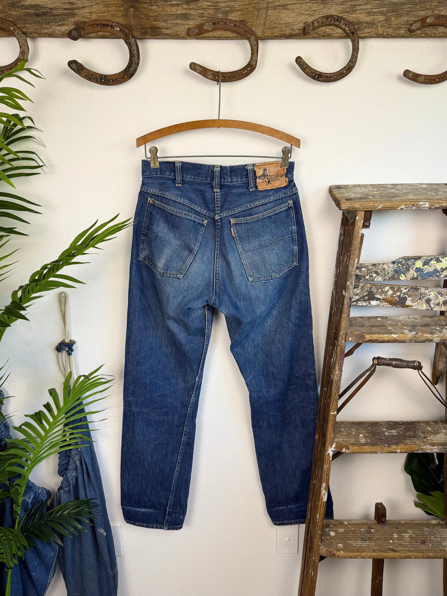1940s JC Penny Foremost Selvedge Jeans W/ Match Strikes (30)