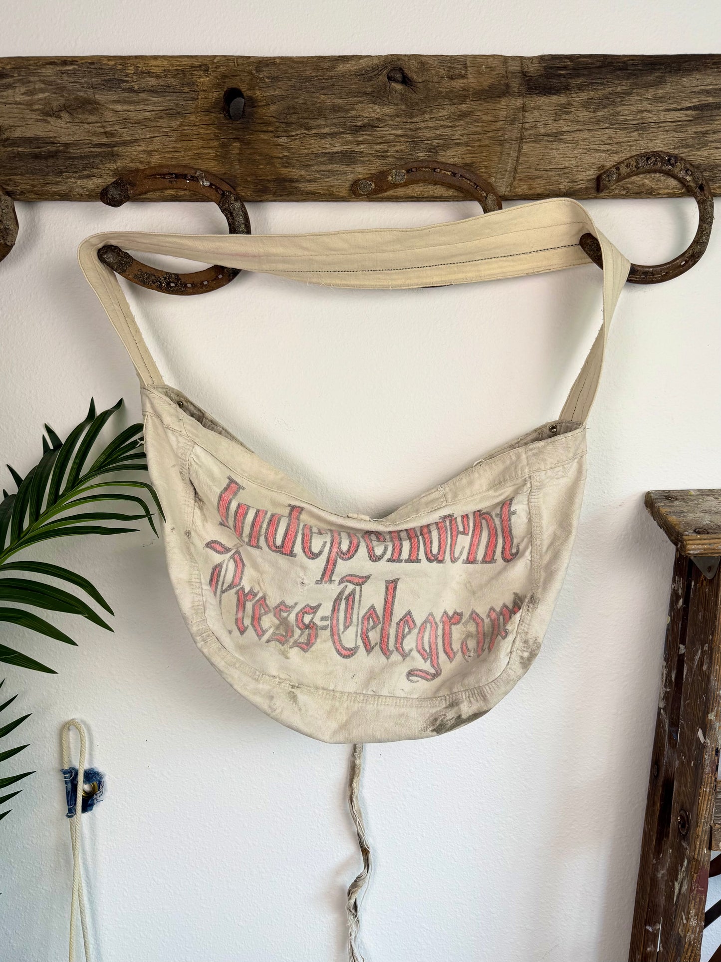 1950s Independent Press Telegram Newspaper Bag (OS)