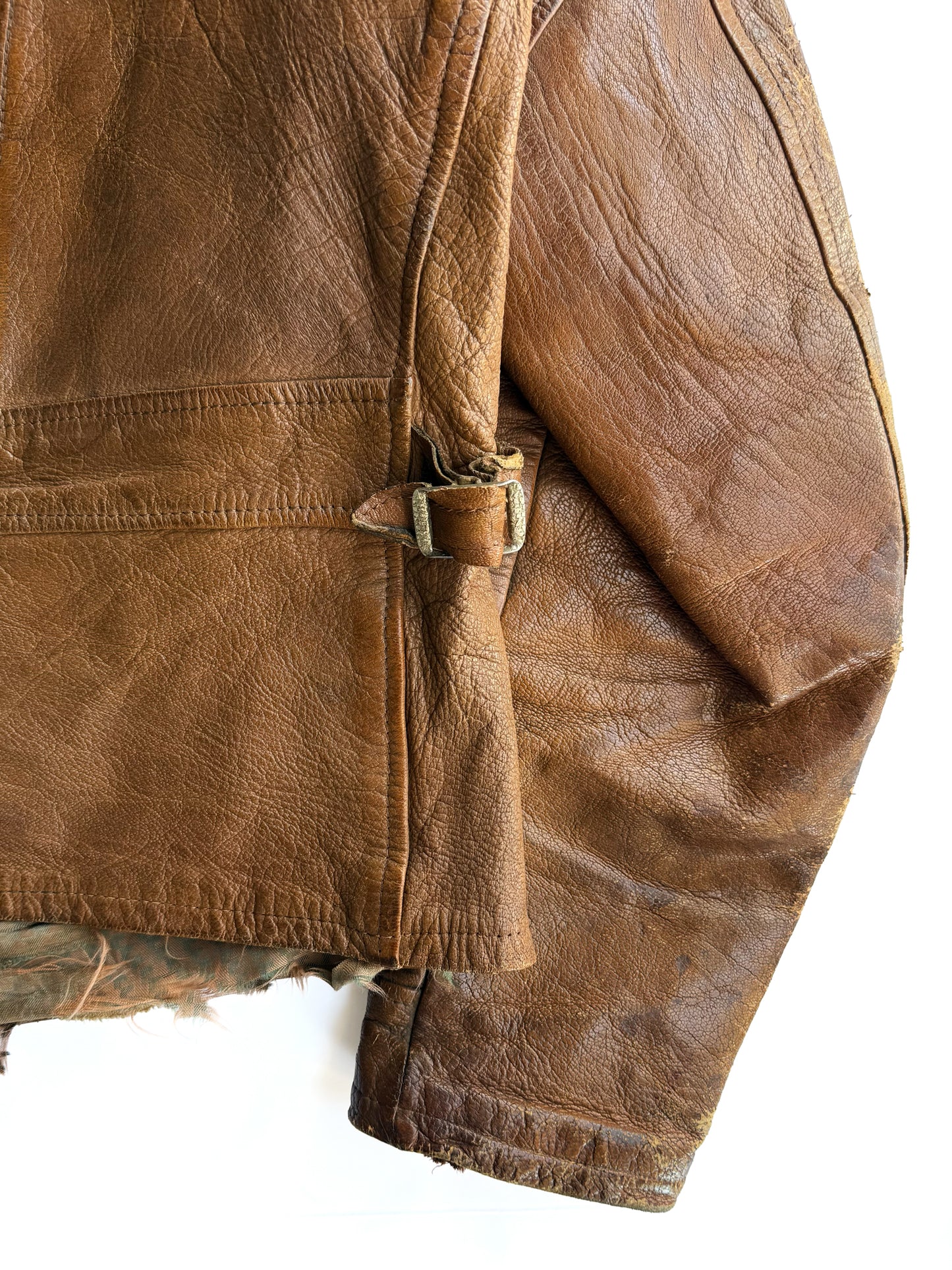 1930s Leather Jacket (M/L)