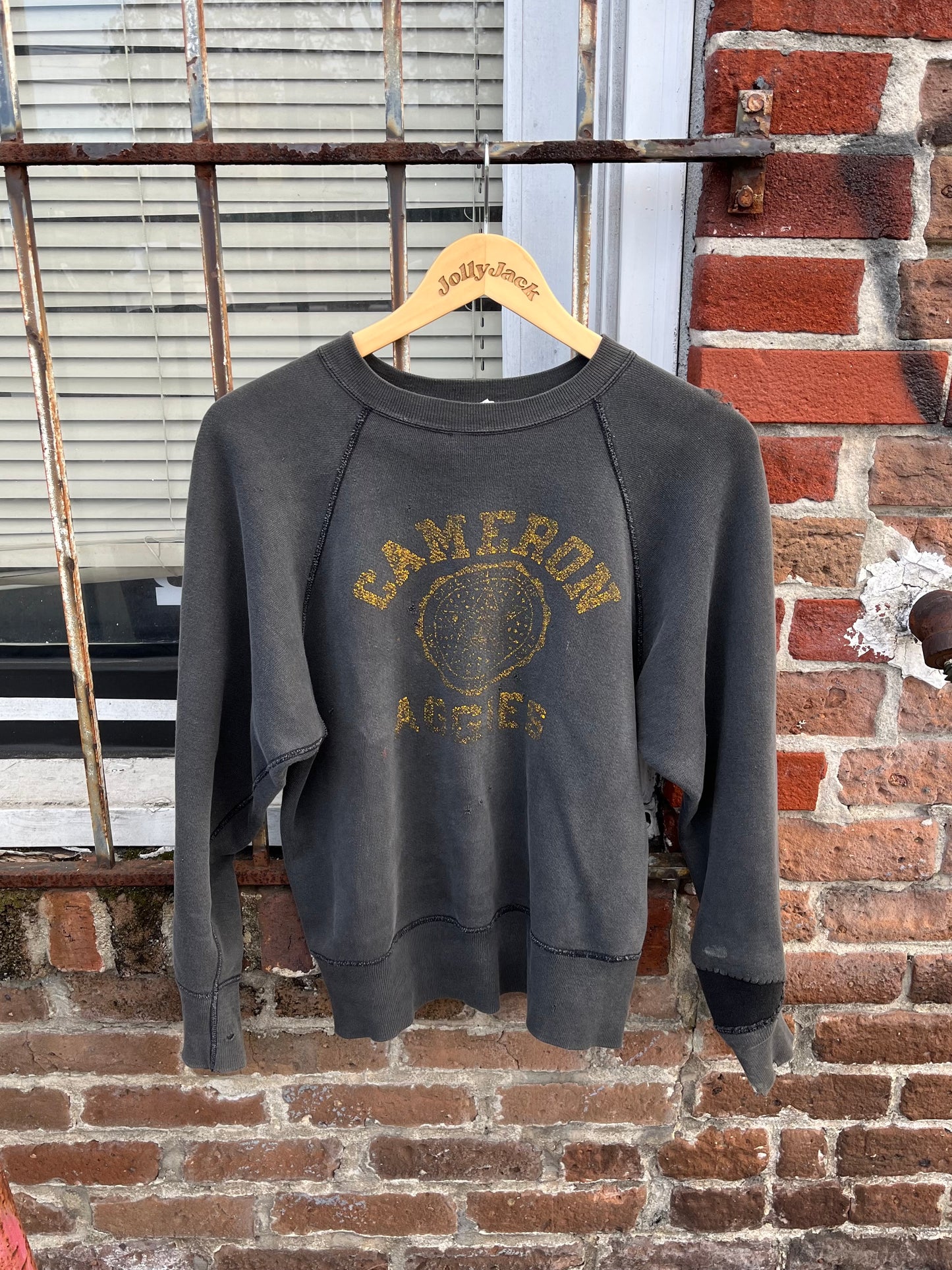 1960’s Black Champion ‘Cameron Aggies’ Sweatshirt (M/L)
