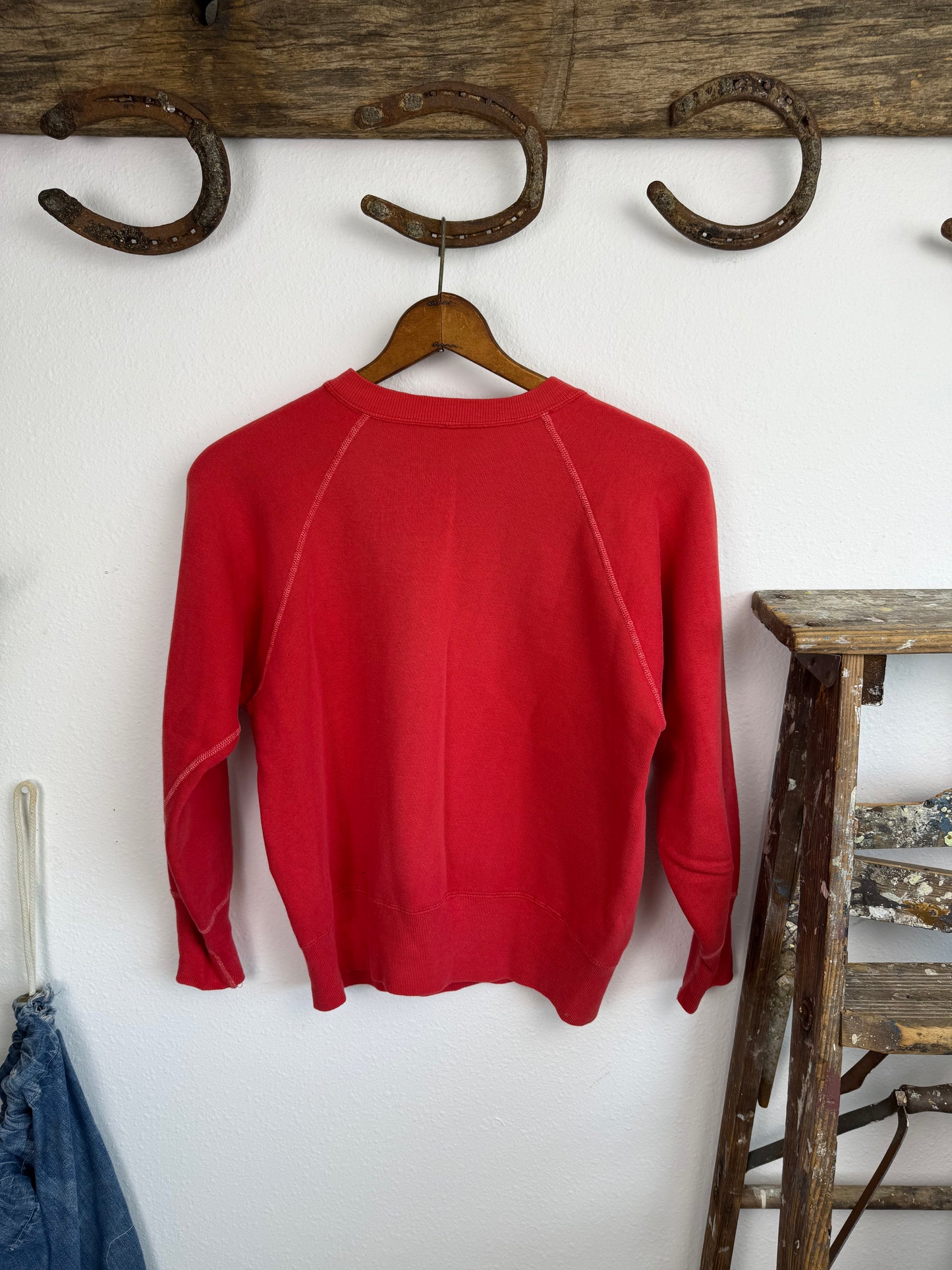 1950s Flocked Fraternity Sweatshirt (M/L)