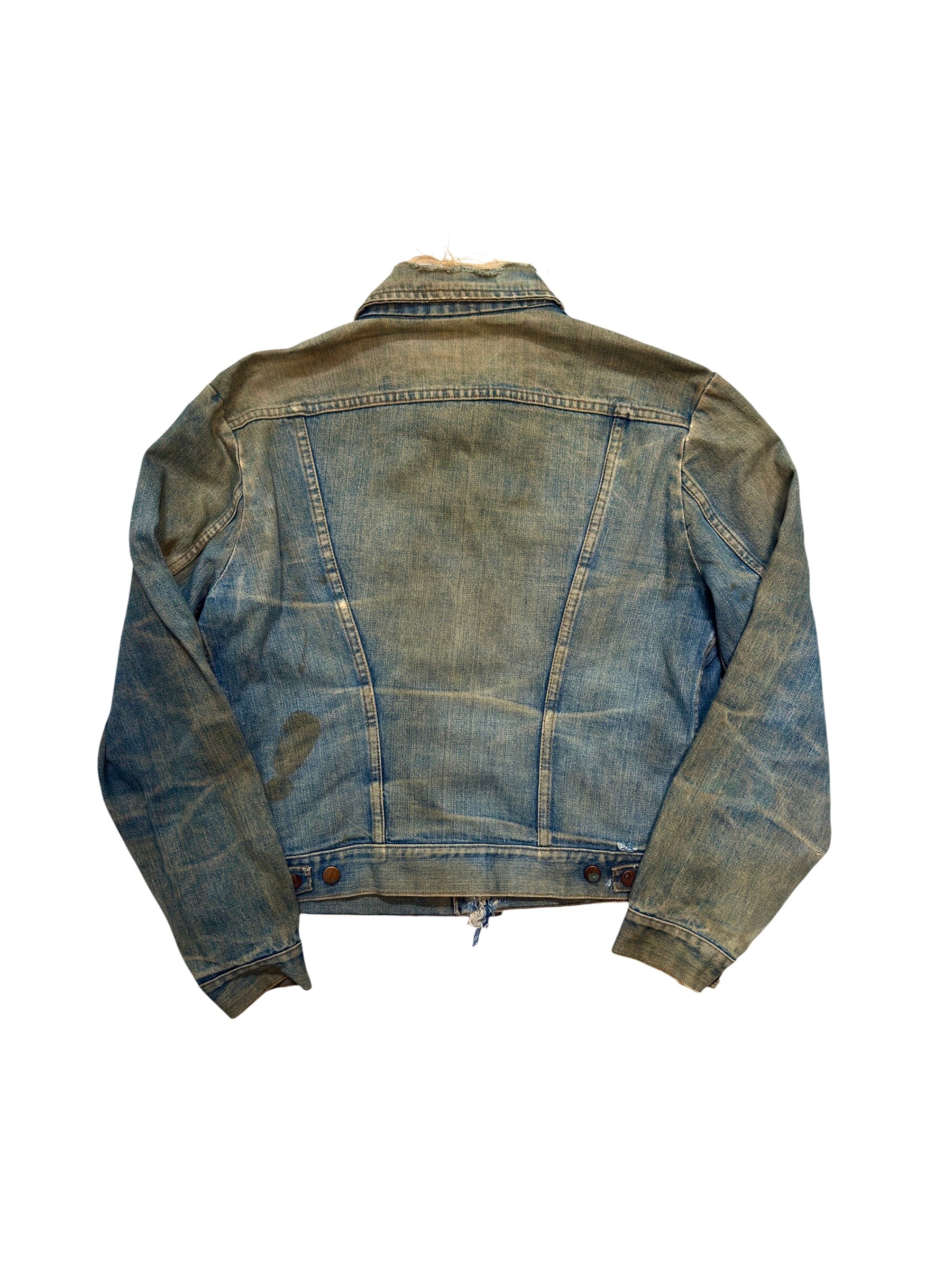 1950s Wrangler Blue Bell 8MZ ‘Mud’ Denim Jacket (M/L)