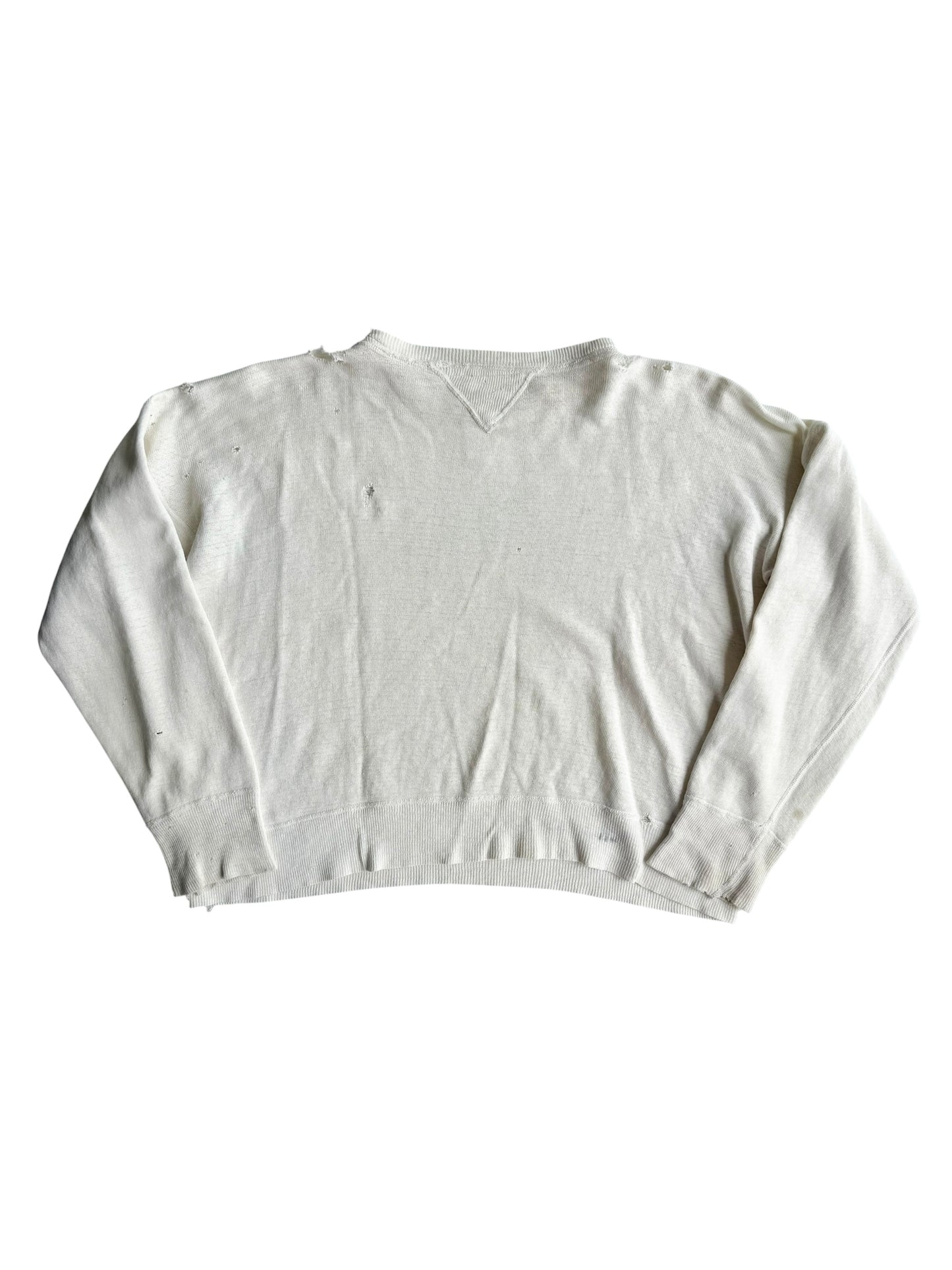 1940s WW2 Stenciled Double V Sweatshirt (S/M)
