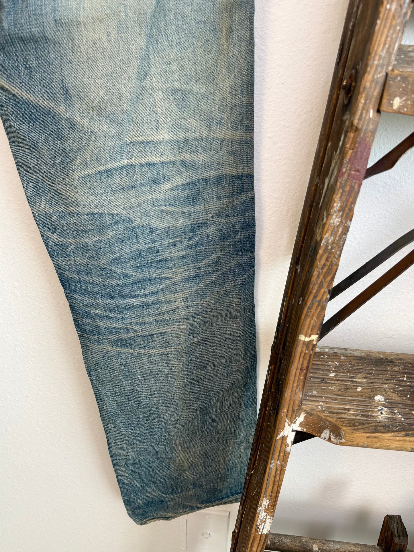 1970s Levi’s 501s Jeans With Honeycomb Fading (35)