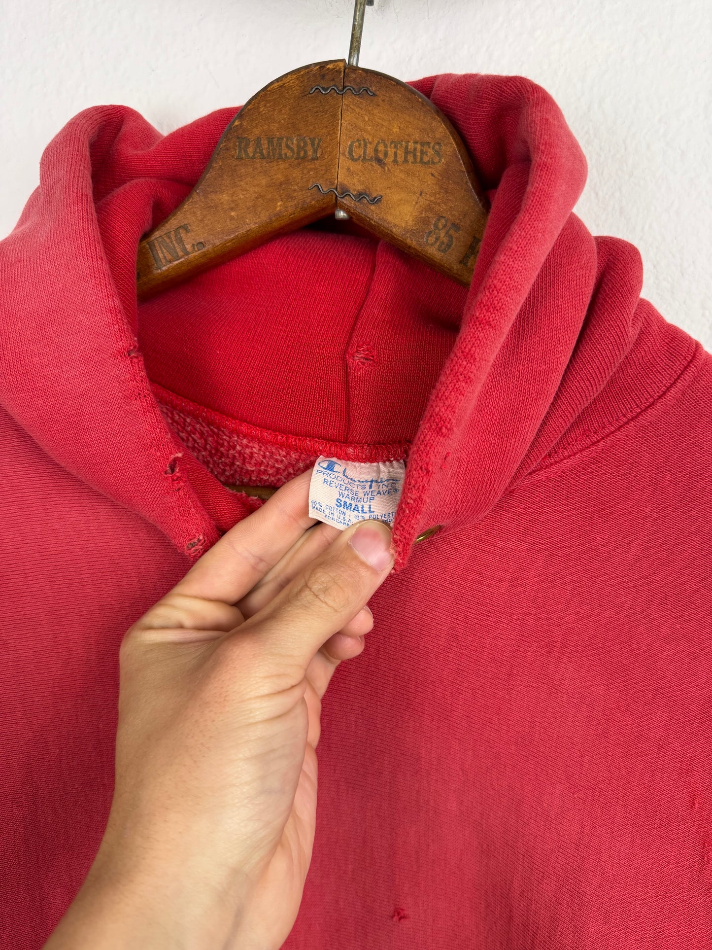 1970s Martin Track Champion Reverse Weave Hoodie (S/M)