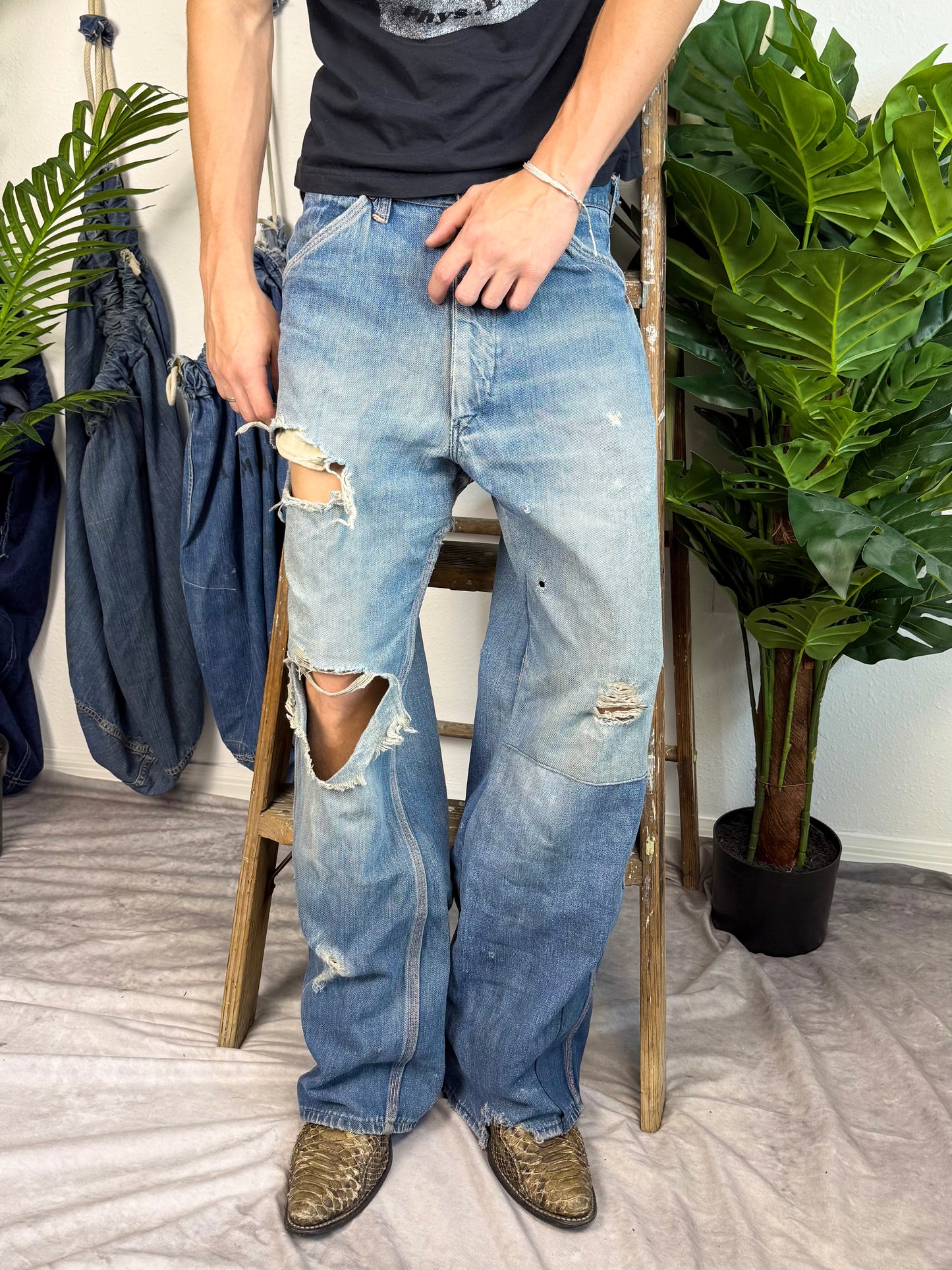 1950s Big Mac ‘Perfectly Distressed’ Carpenter Jeans (32)