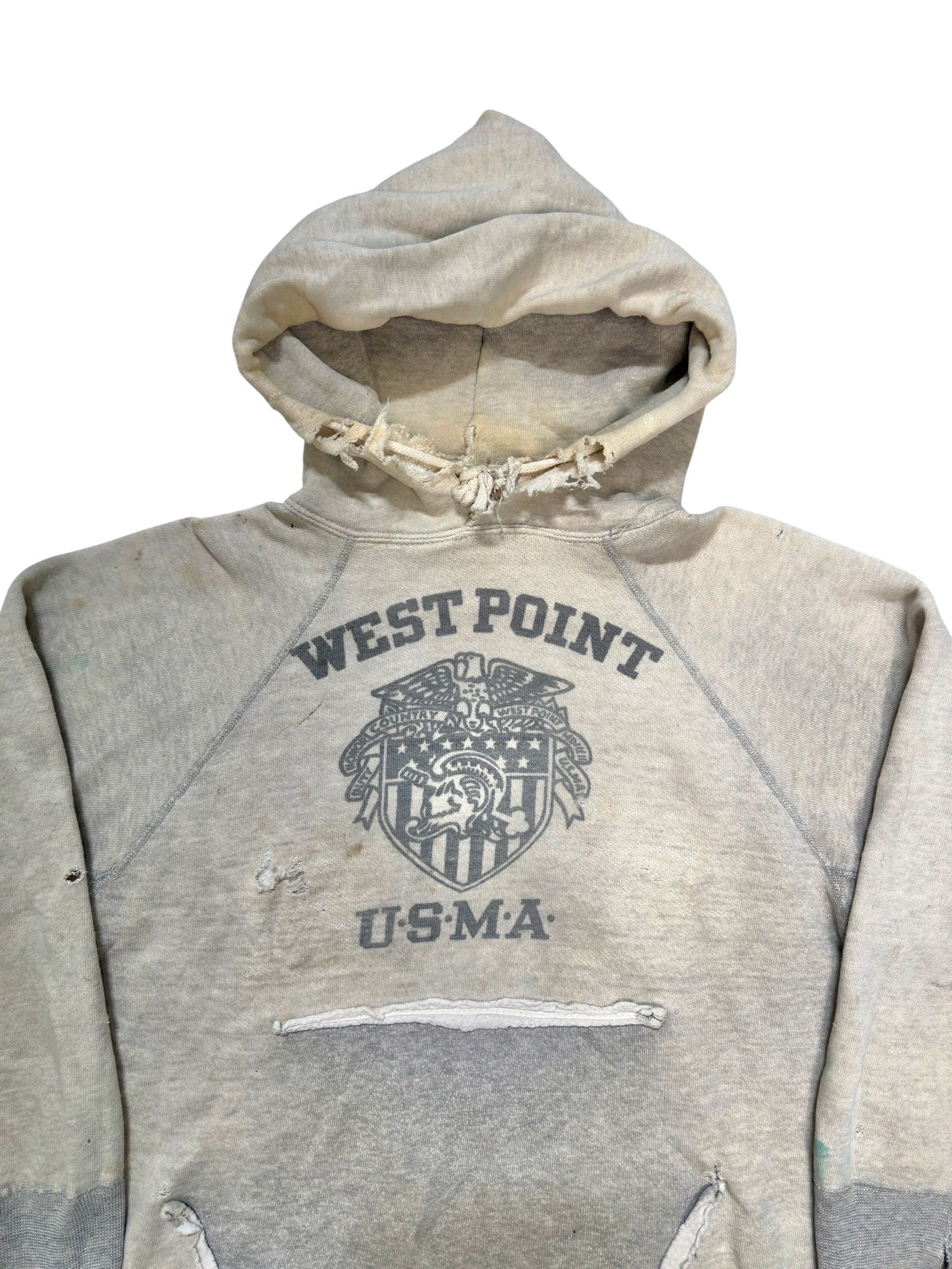 1950s West Point USMA ‘Ghost Pocket’ Two Tone Hoodie (M/L)