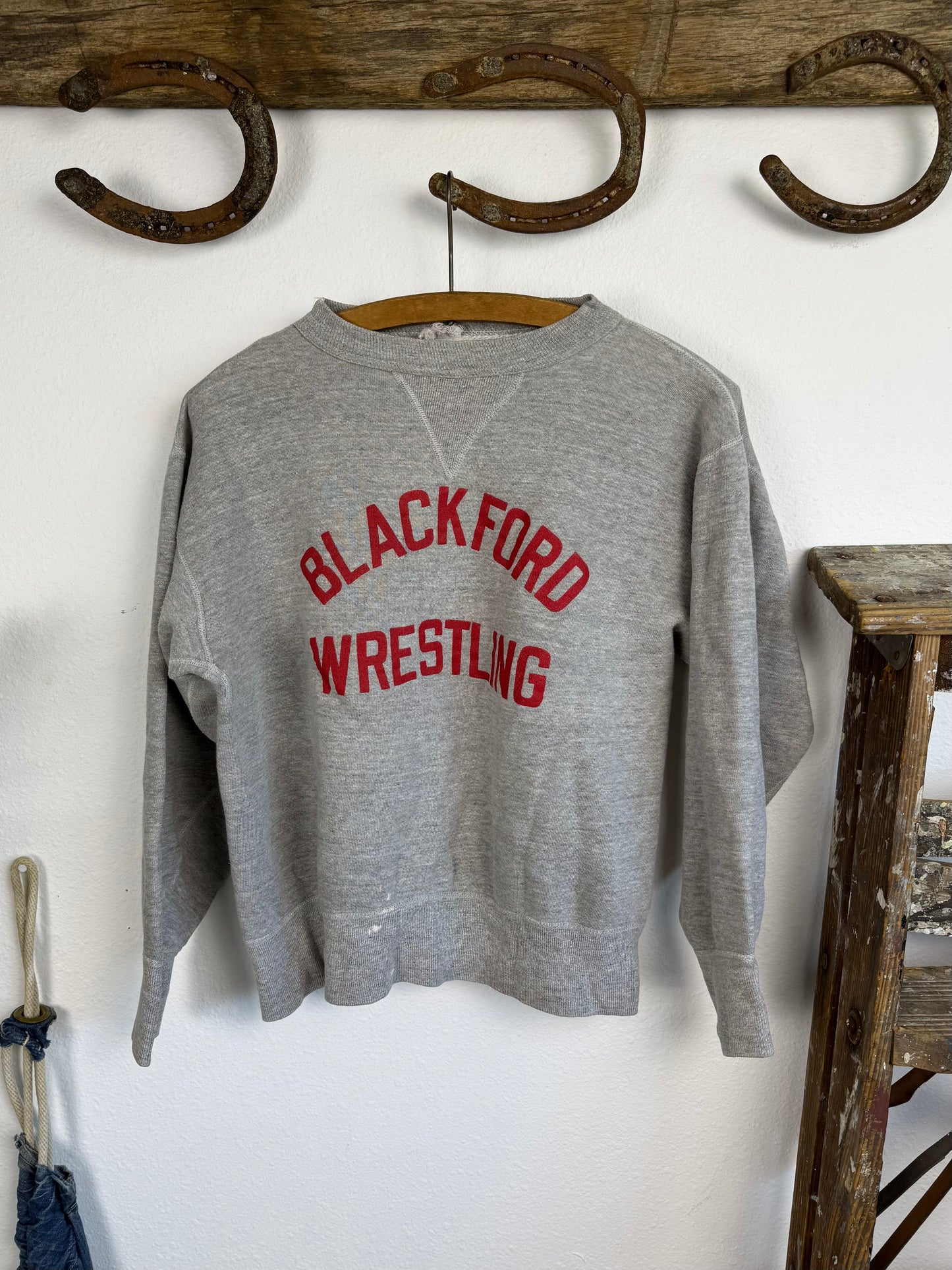 1950s Blackford Wrestling Single V Sweatshirt (S/M)