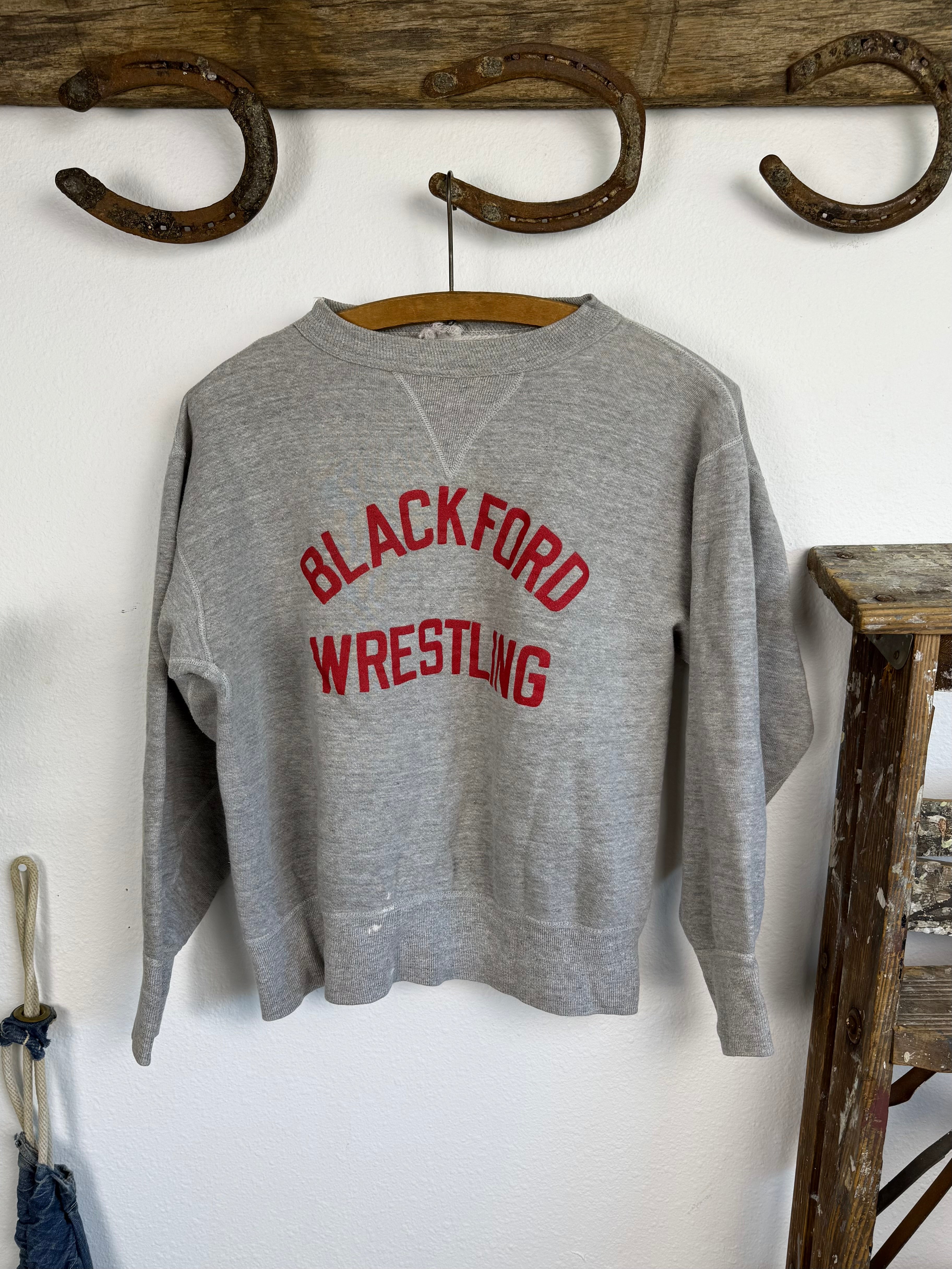 1950s Blackford Wrestling Single V Sweatshirt (S/M)