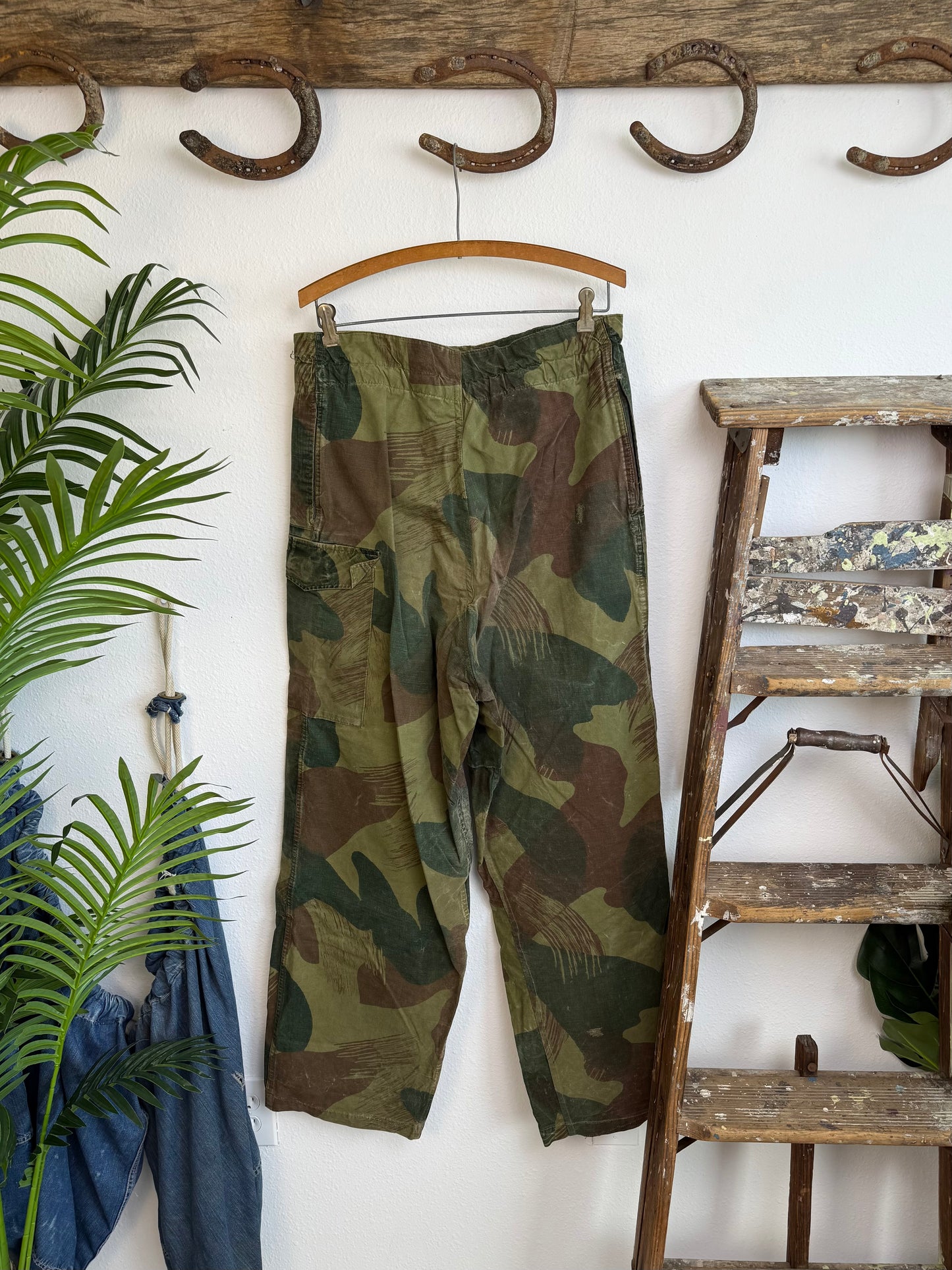 1950s Belgian Brushstroke Camo Pants (33)