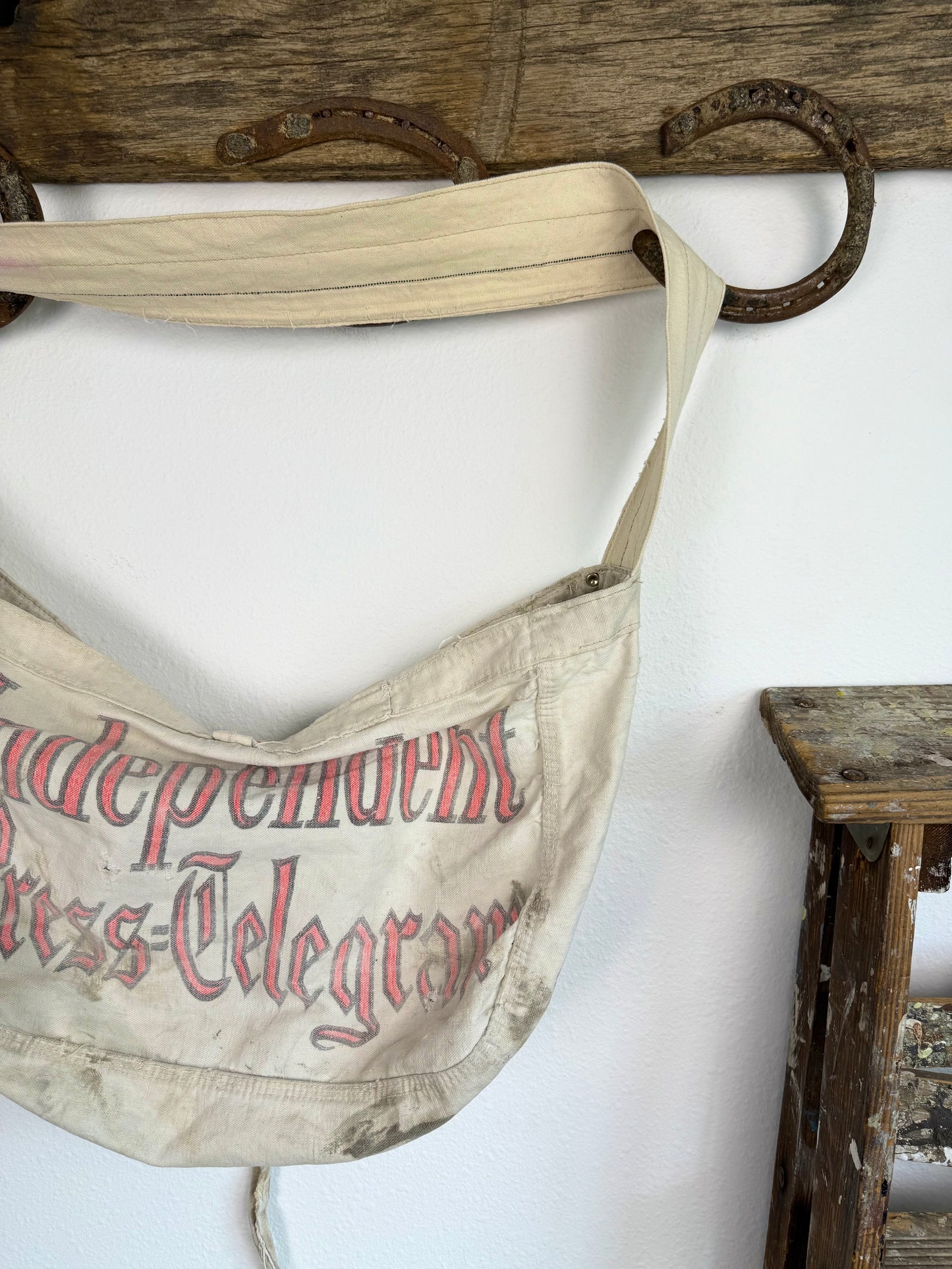 1950s Independent Press Telegram Newspaper Bag (OS)
