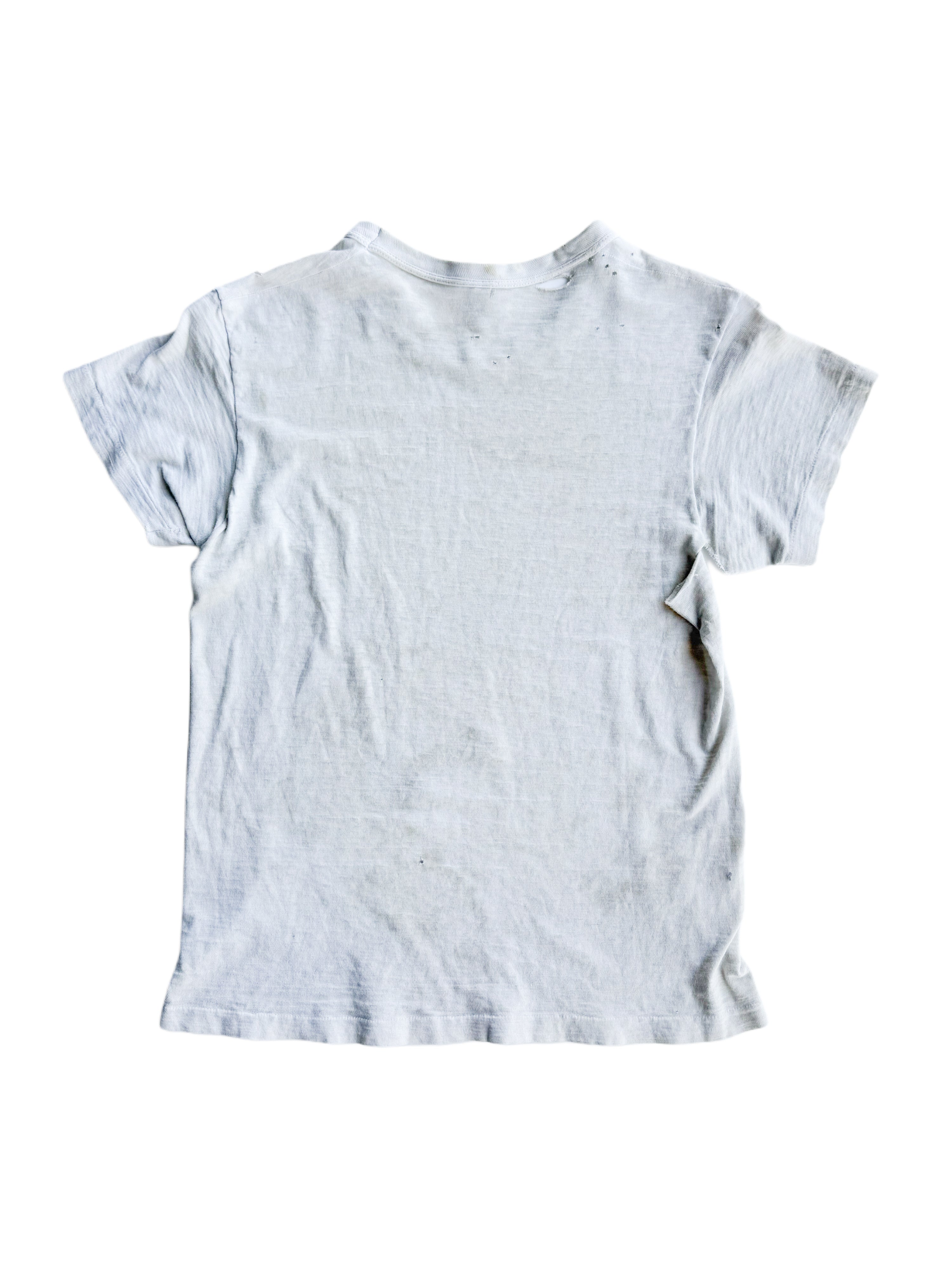 1960s Perfect Essential Distressed White Tee (S/M)