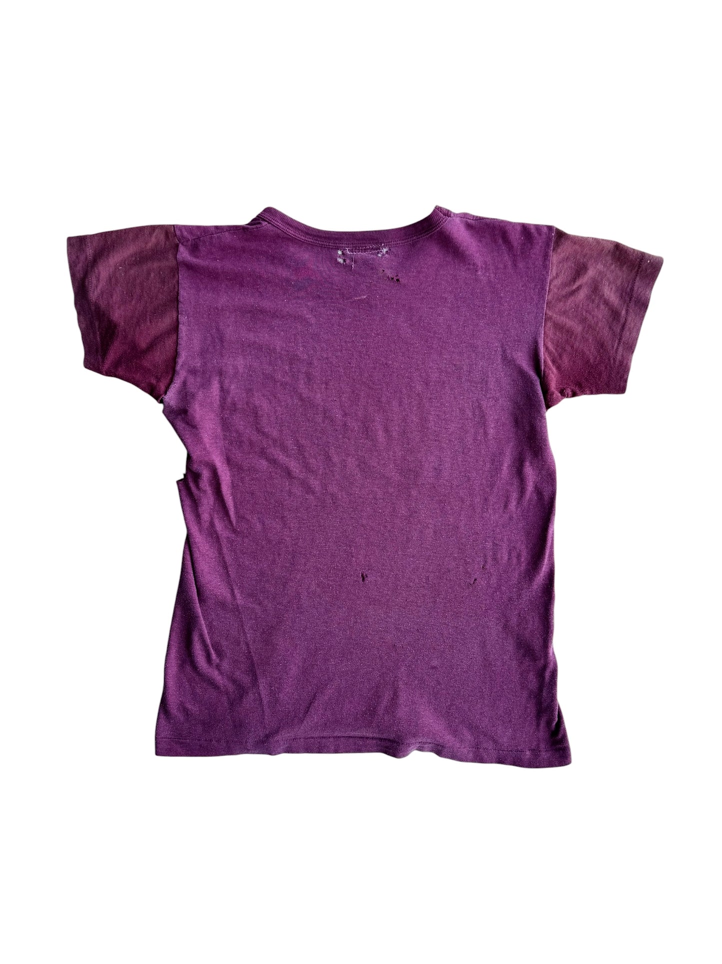 1940s Two Tone ‘Texas Aggies’ Maroon Tee (S/M)