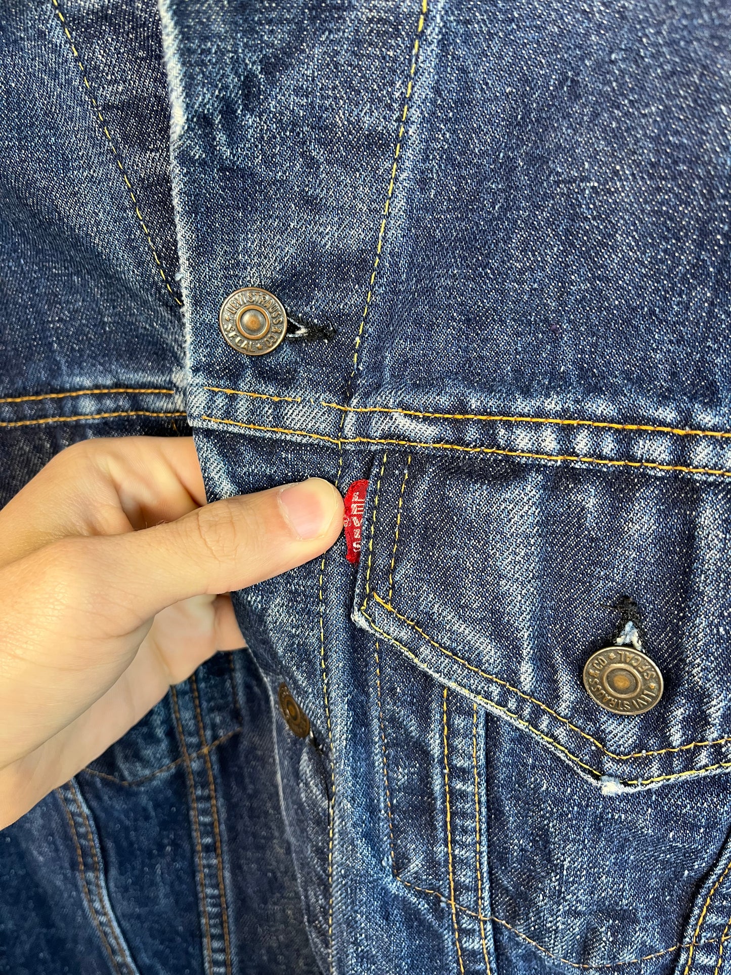 1960’s Levi’s Type 3 Big E Denim Jacket (38)