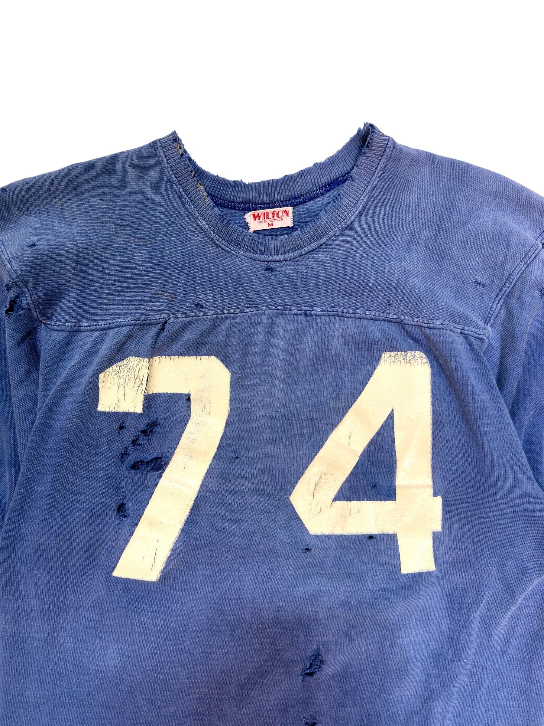 1940s ‘74’ Cotton Sun Faded Jersey (S/M)
