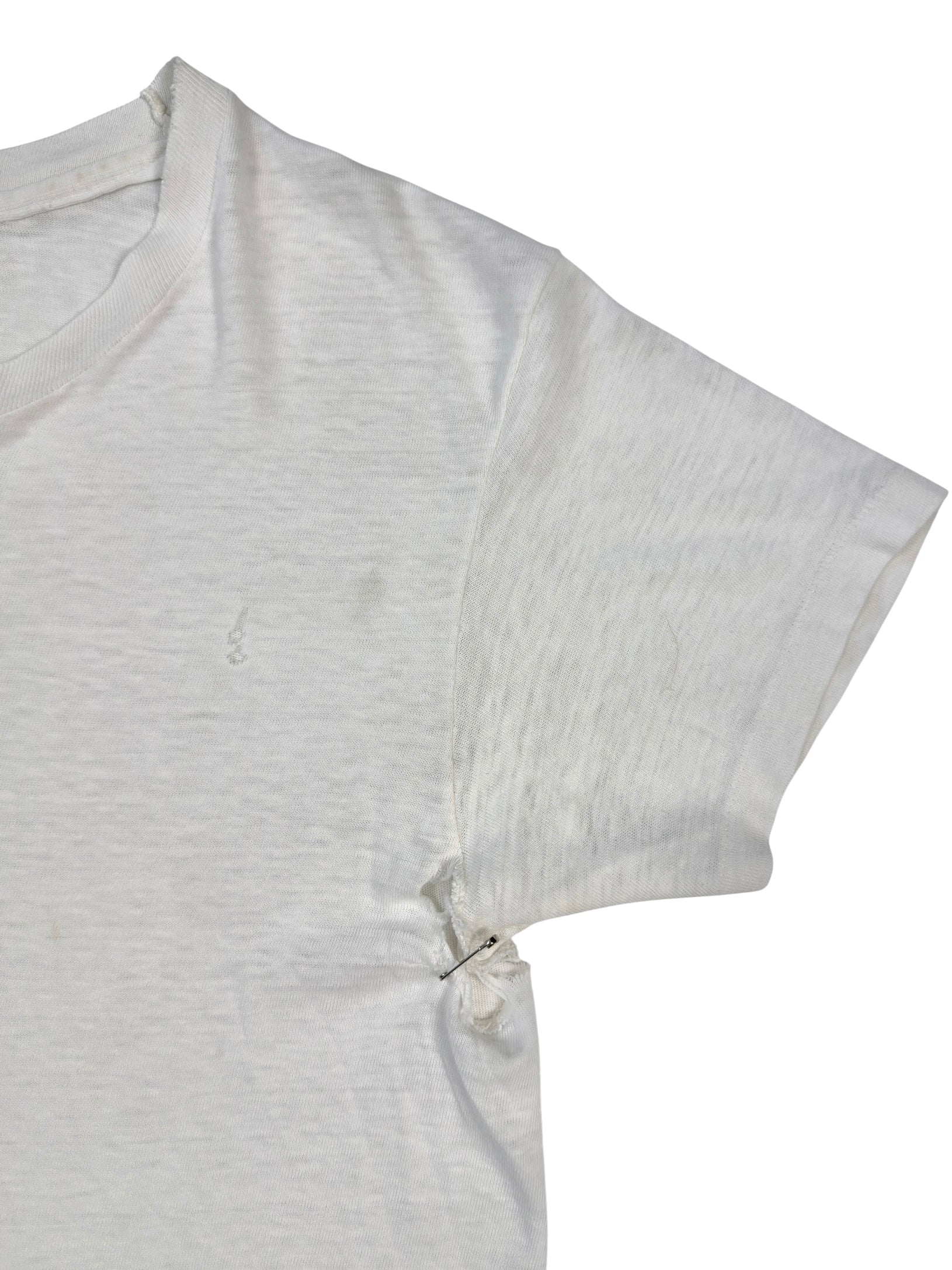1950s Hanes Perfect Essential White Tee (S/M)