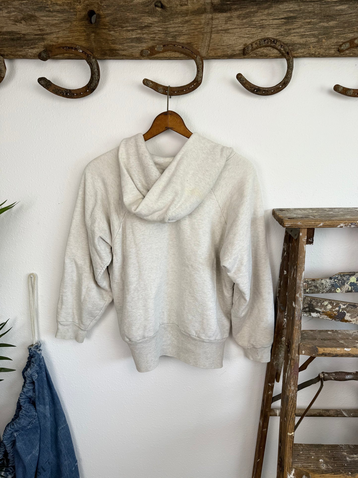 1950s Brent Grey Fully Thermal Lined Hoodie (XL)