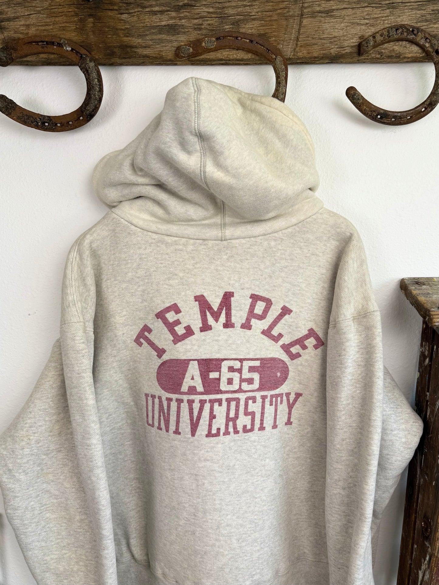 1950s Champion Temple University Double Face Afterhood (XXL)