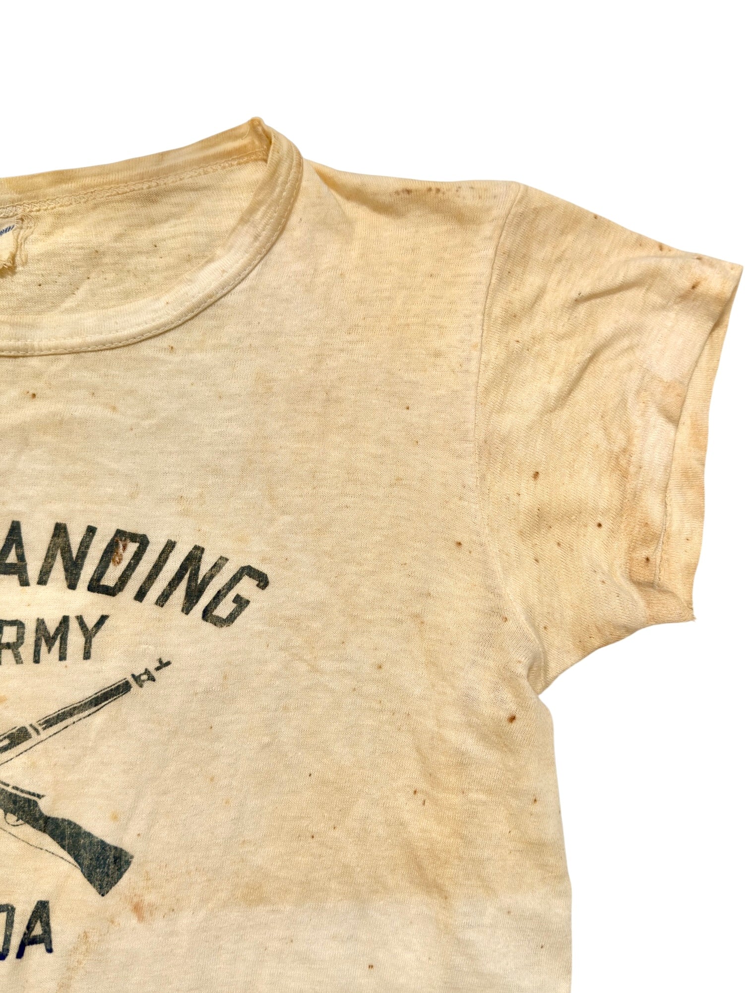 1940s WW2 Era US Army ‘Camp Blanding Florida’ Tee (S)
