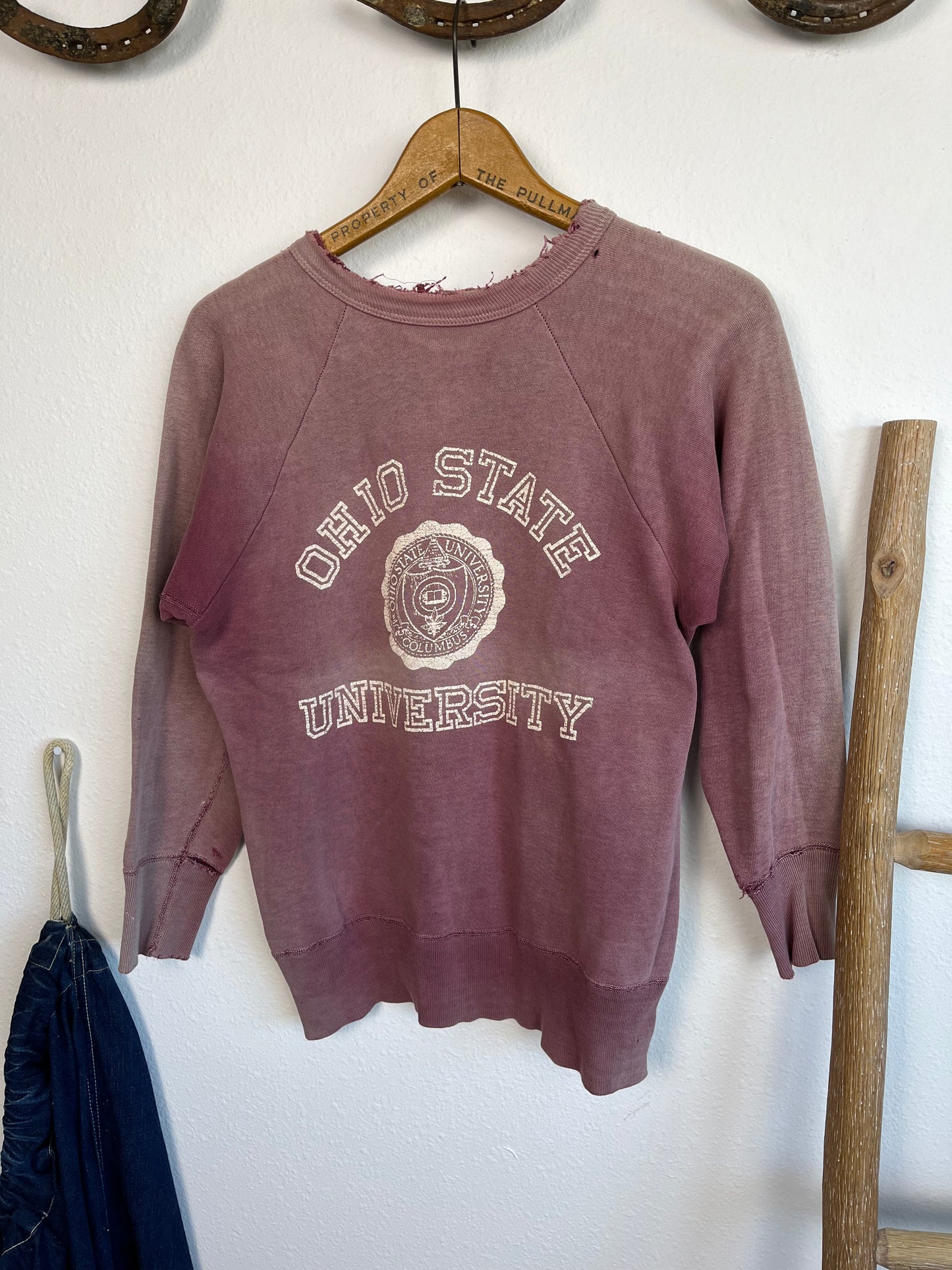 1950’s Hanes Sun Faded Ohio State Sweatshirt (S/M)