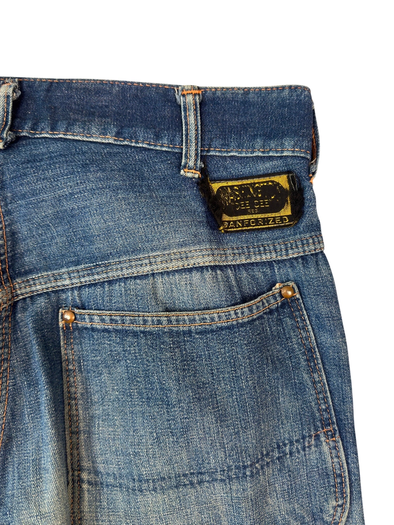1950s Perfectly Distressed Essential Carpenter Jeans (31)
