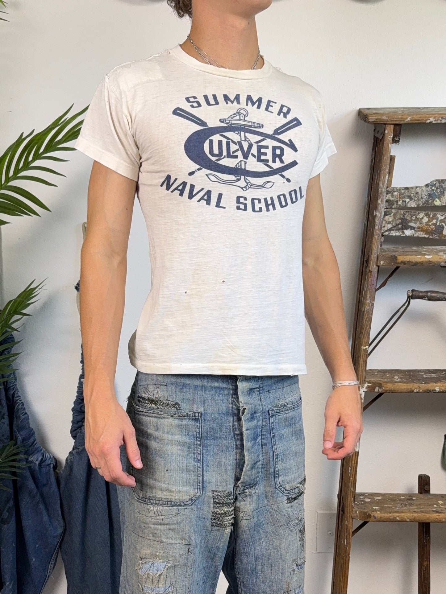 1950s Champion Summer Culver Naval School Tee (S/M)