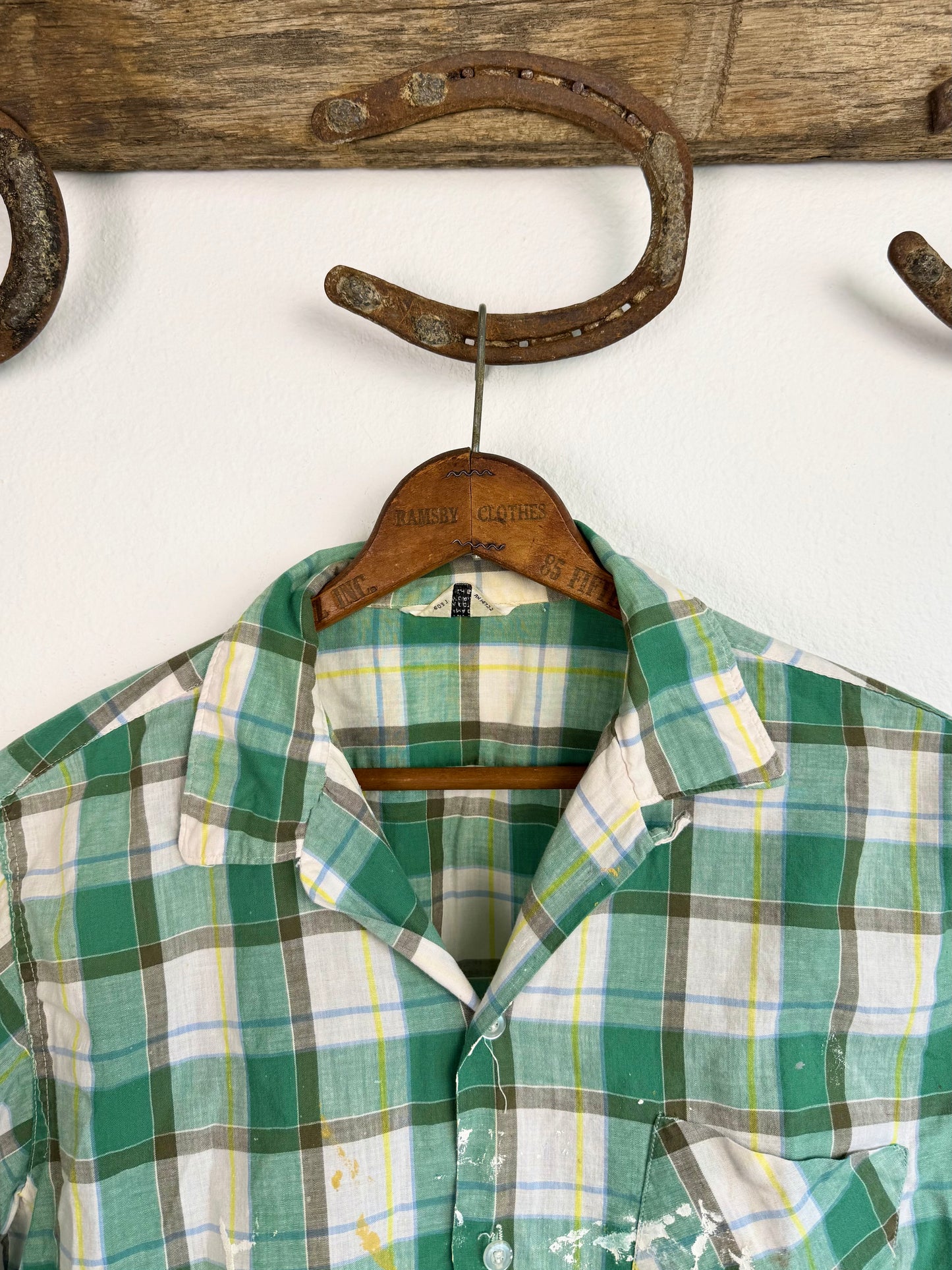 1960s ‘Splatter Paint’ Flannel (M/L)