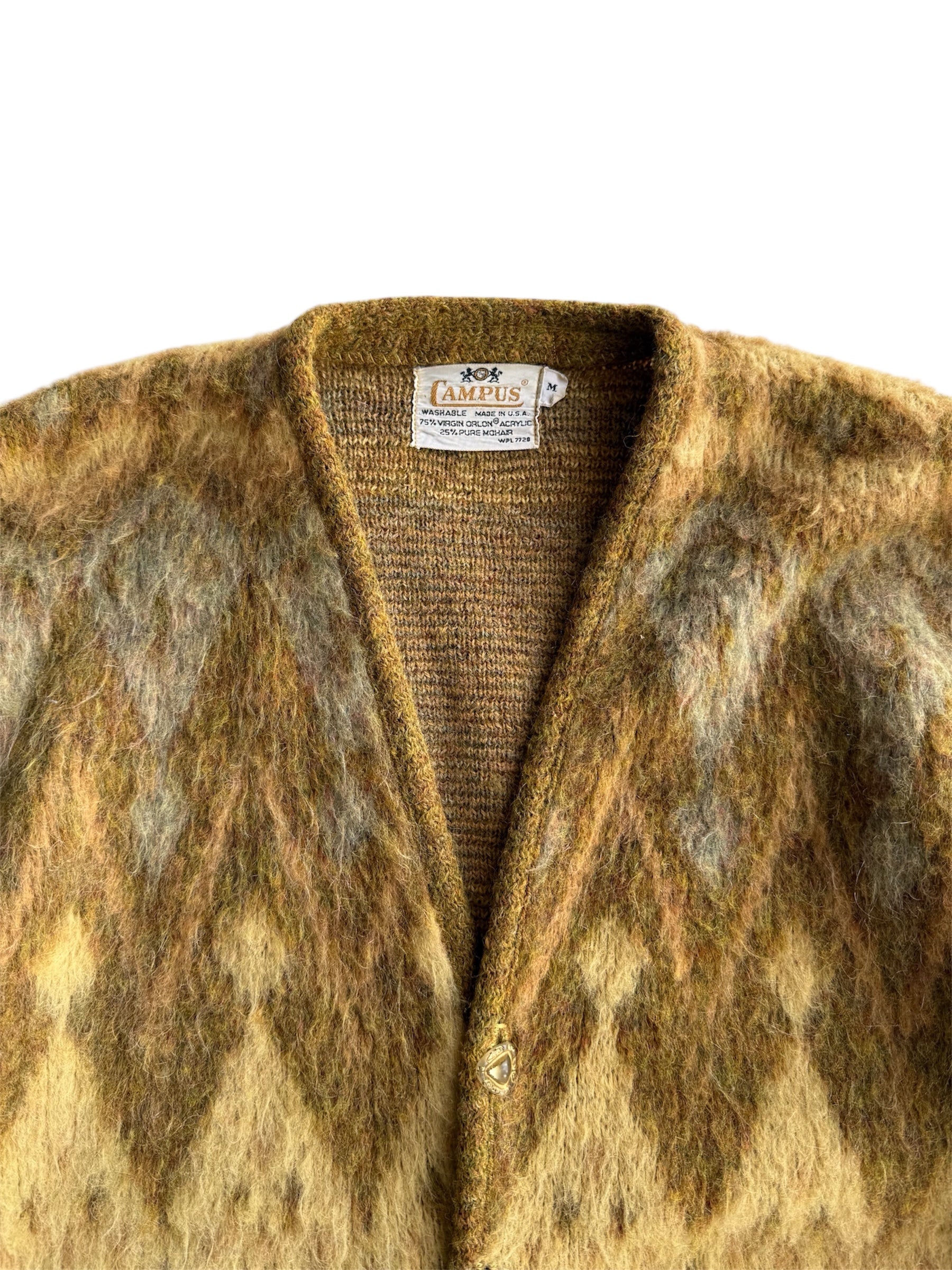 1950s Campus Mohair Cardigan (M/L)