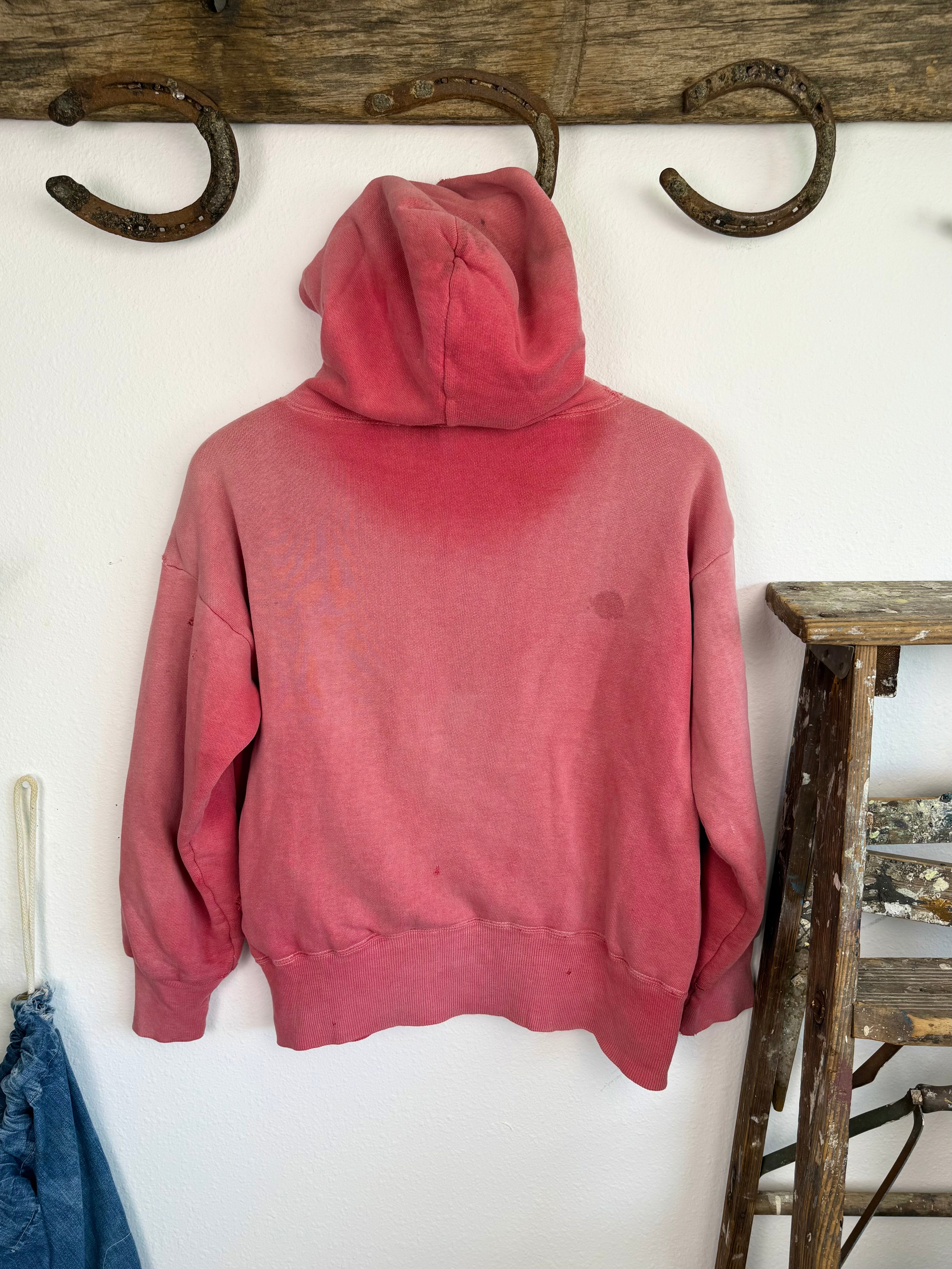 1950s Sun Faded Thermal Lined Double Face Hoodie (XXL)