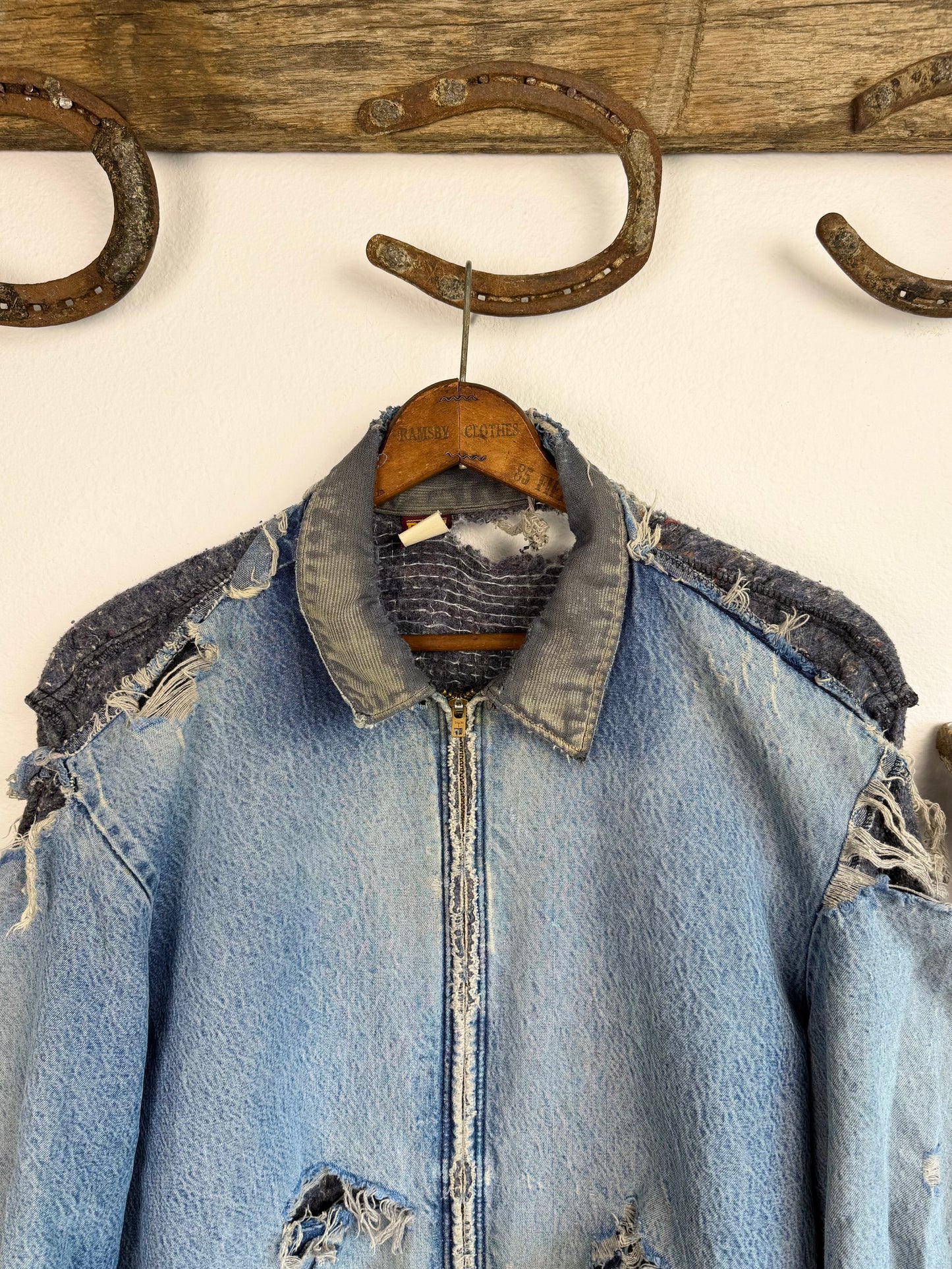 1970s Big Ben Thrashed ‘Zombie’ Denim Jacket (XL)