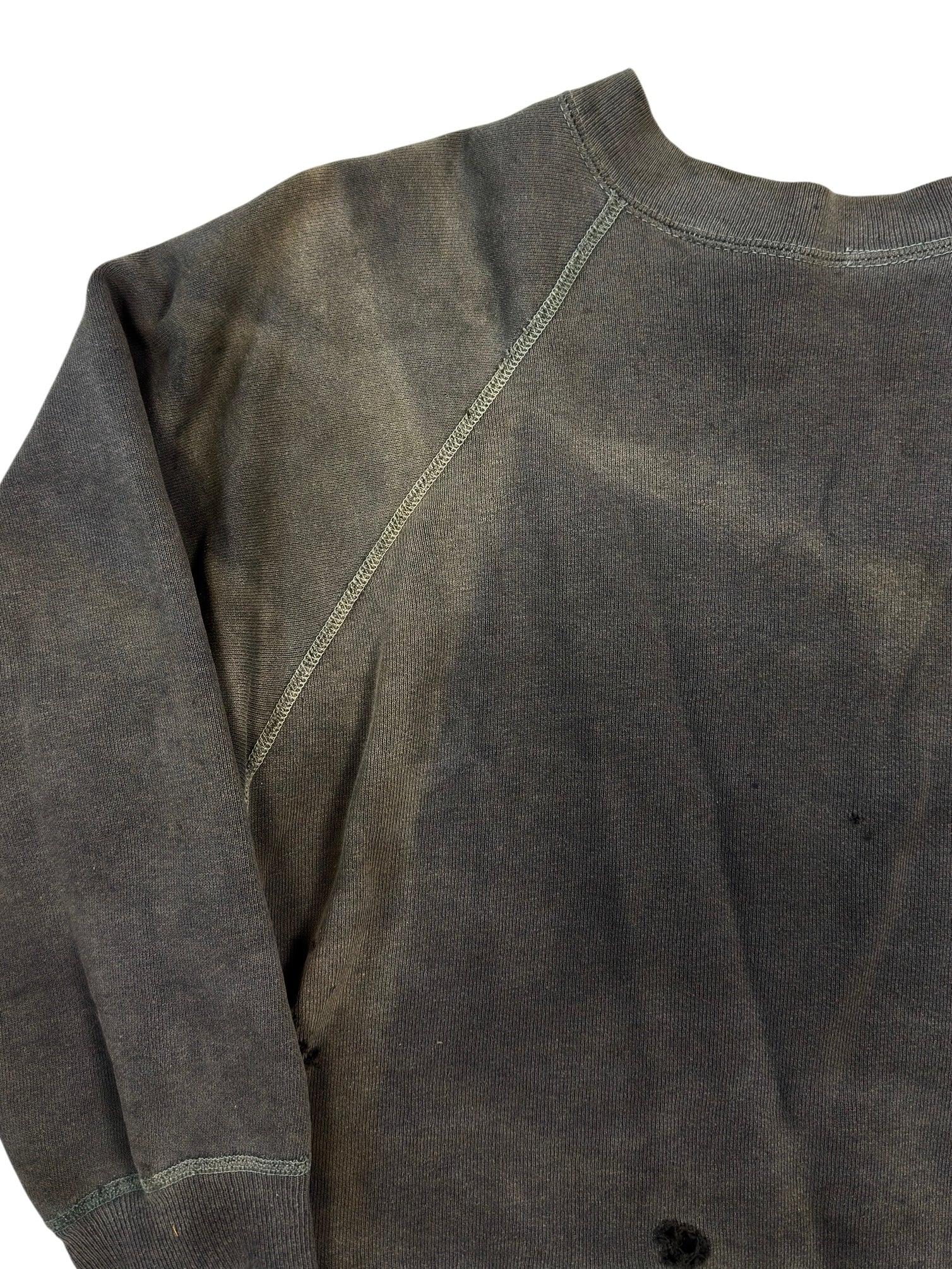 1950s ‘Black Hills’ Sun Faded Black Sweatshirt (M/L)