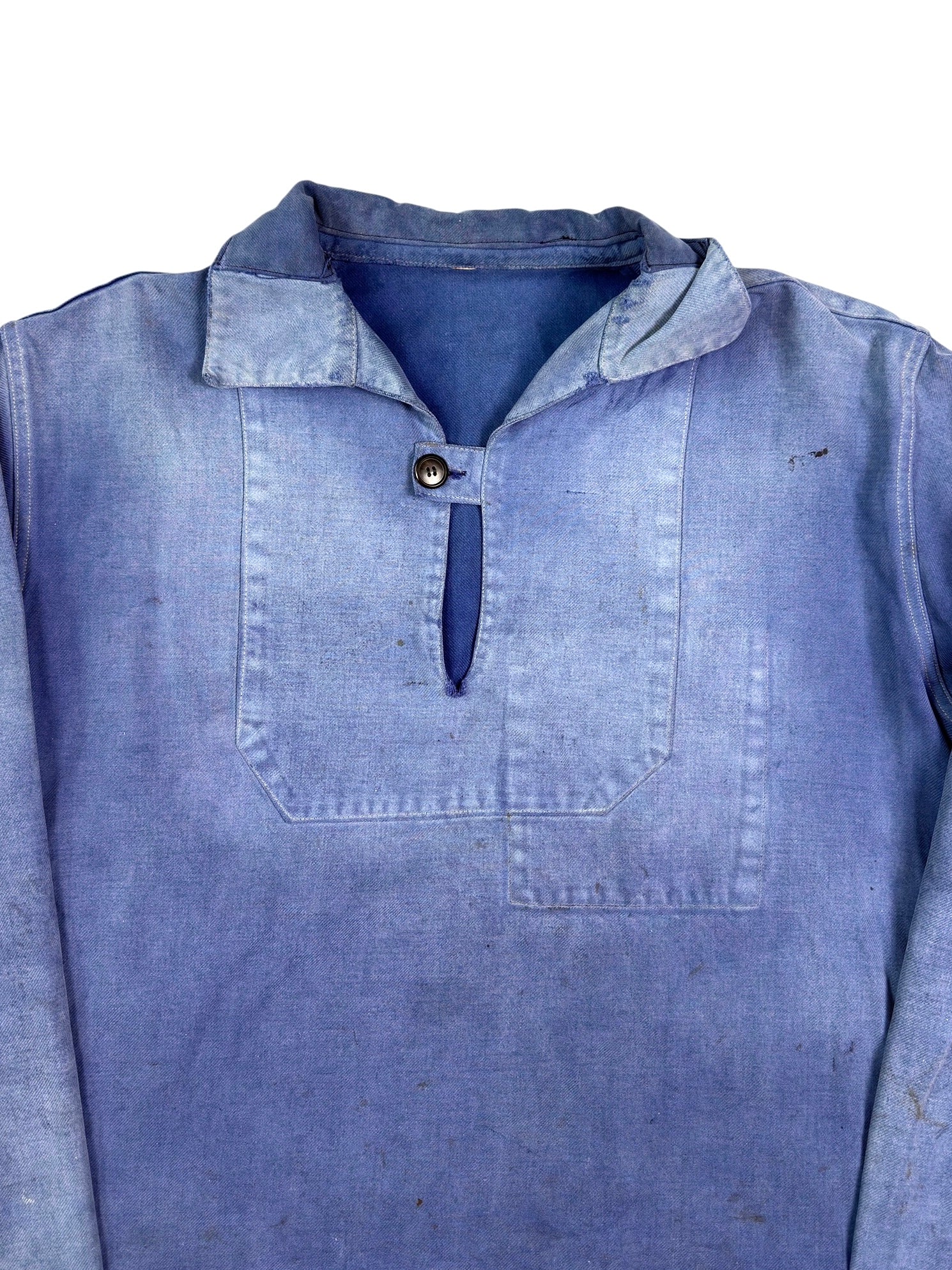 1940s Sun Faded French Moleskin Smock (L/XL)