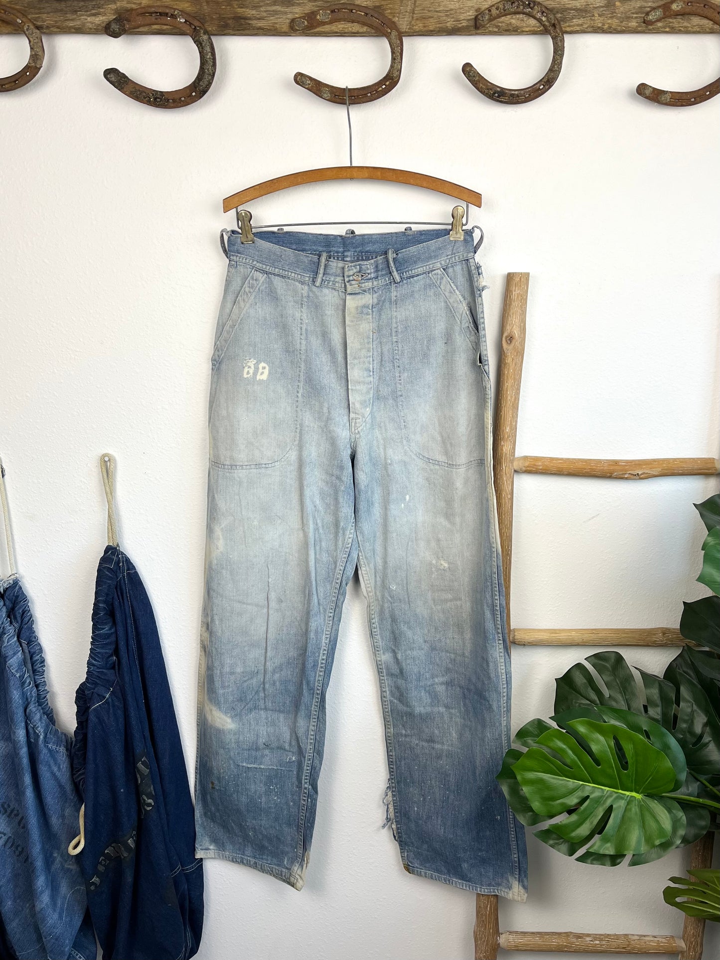 WW2 1940’s Donut Button USN Denim Carpenters (31)