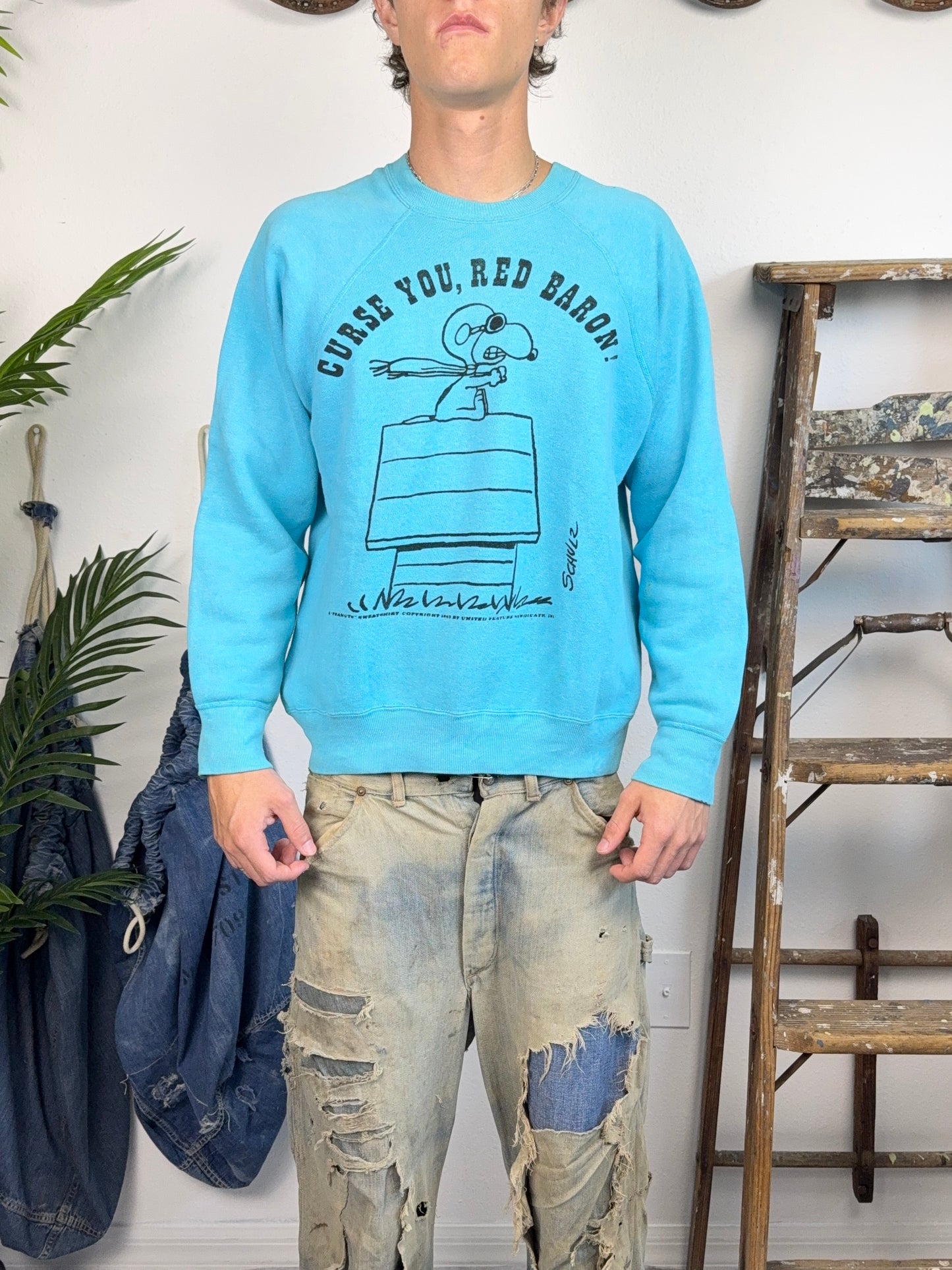 1960s Mayo Spruce Peanuts Snoopy Sweatshirt (XL)