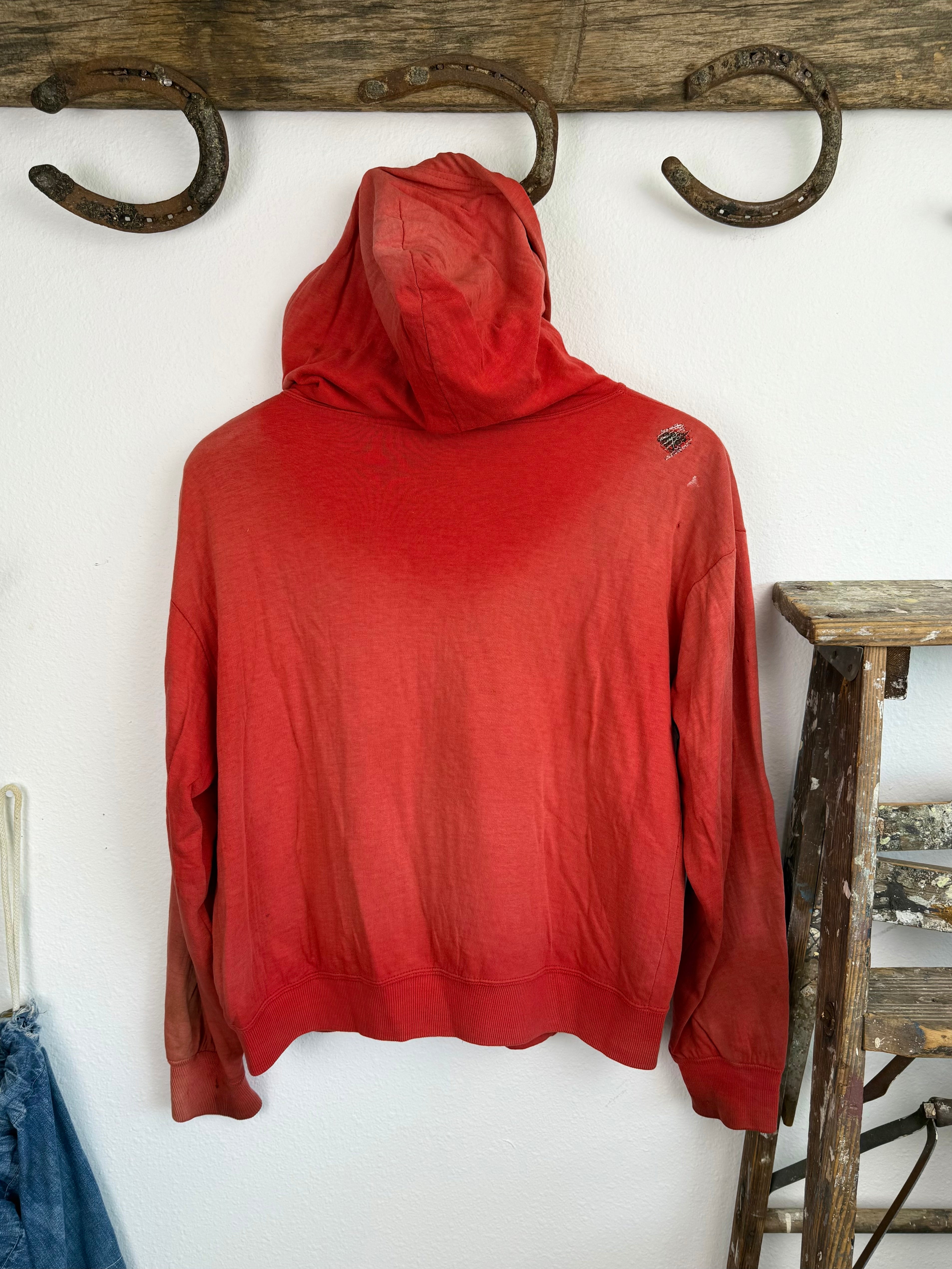 1960s Sun Faded Thermal Zip Up Jacket (L/XL)