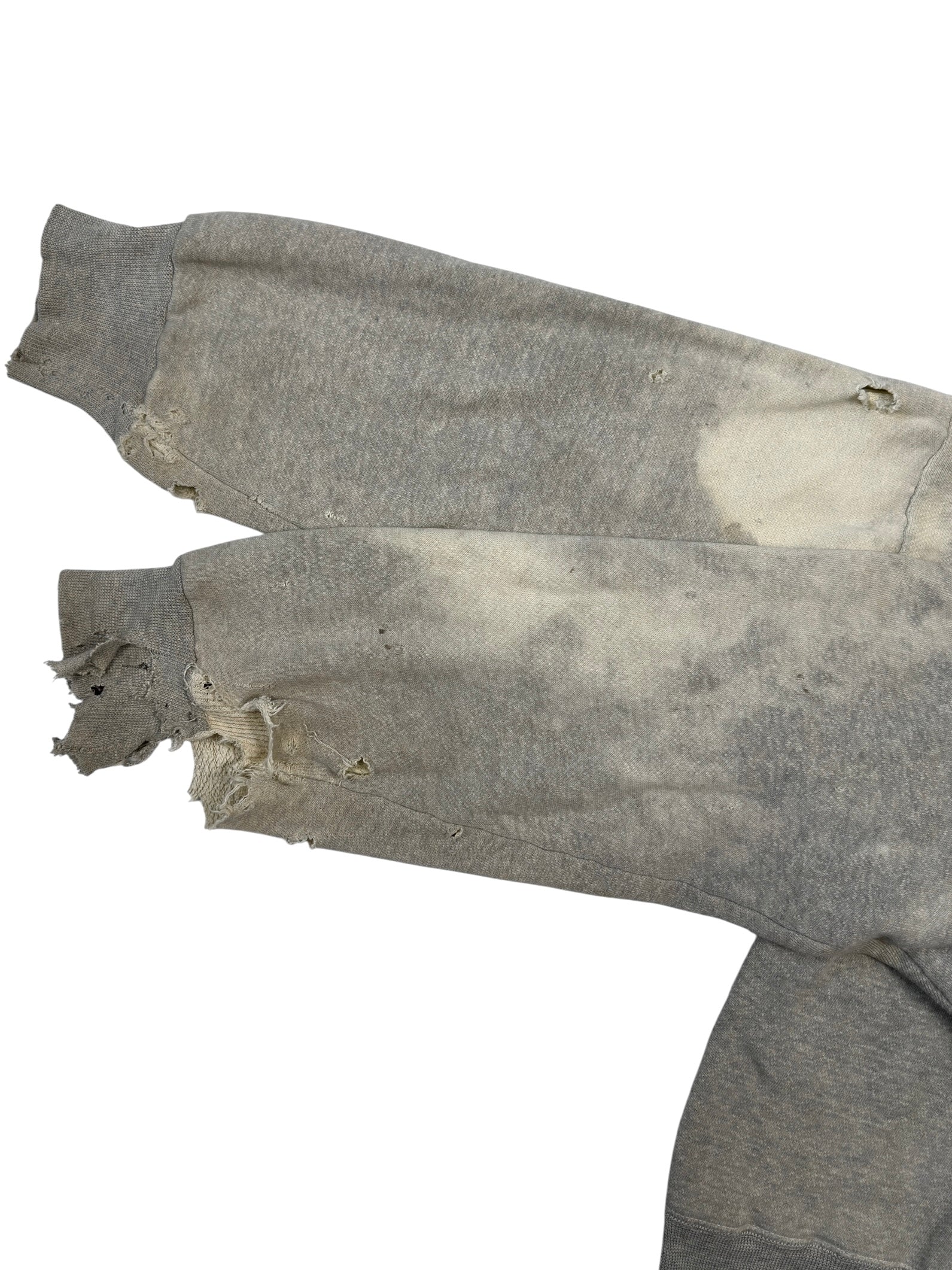 1950s Fully Thermal Sun Faded Heather Grey Hoodie (XL)
