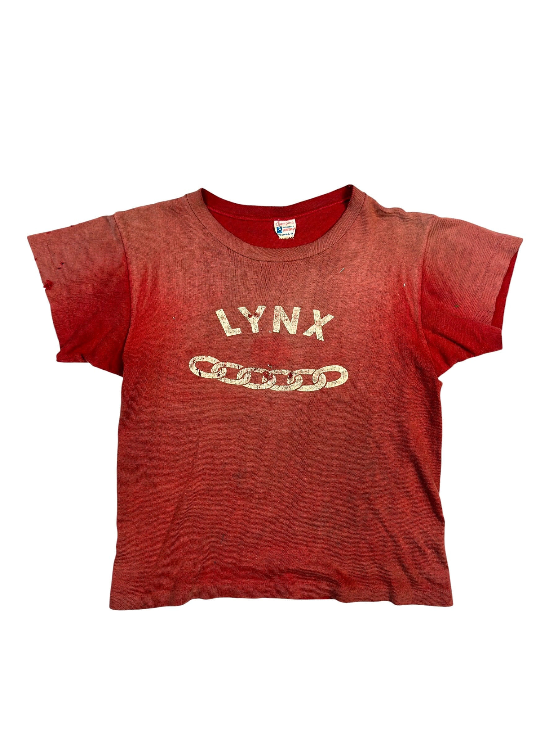 1950s Champion ‘Lynx’ Sun Faded Tee (S)